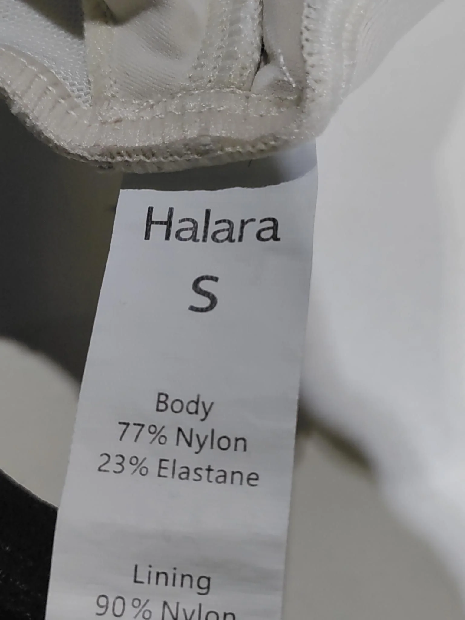 Halara Women's Loungewear S Cream Nylon with Elastane Basic - Image 6