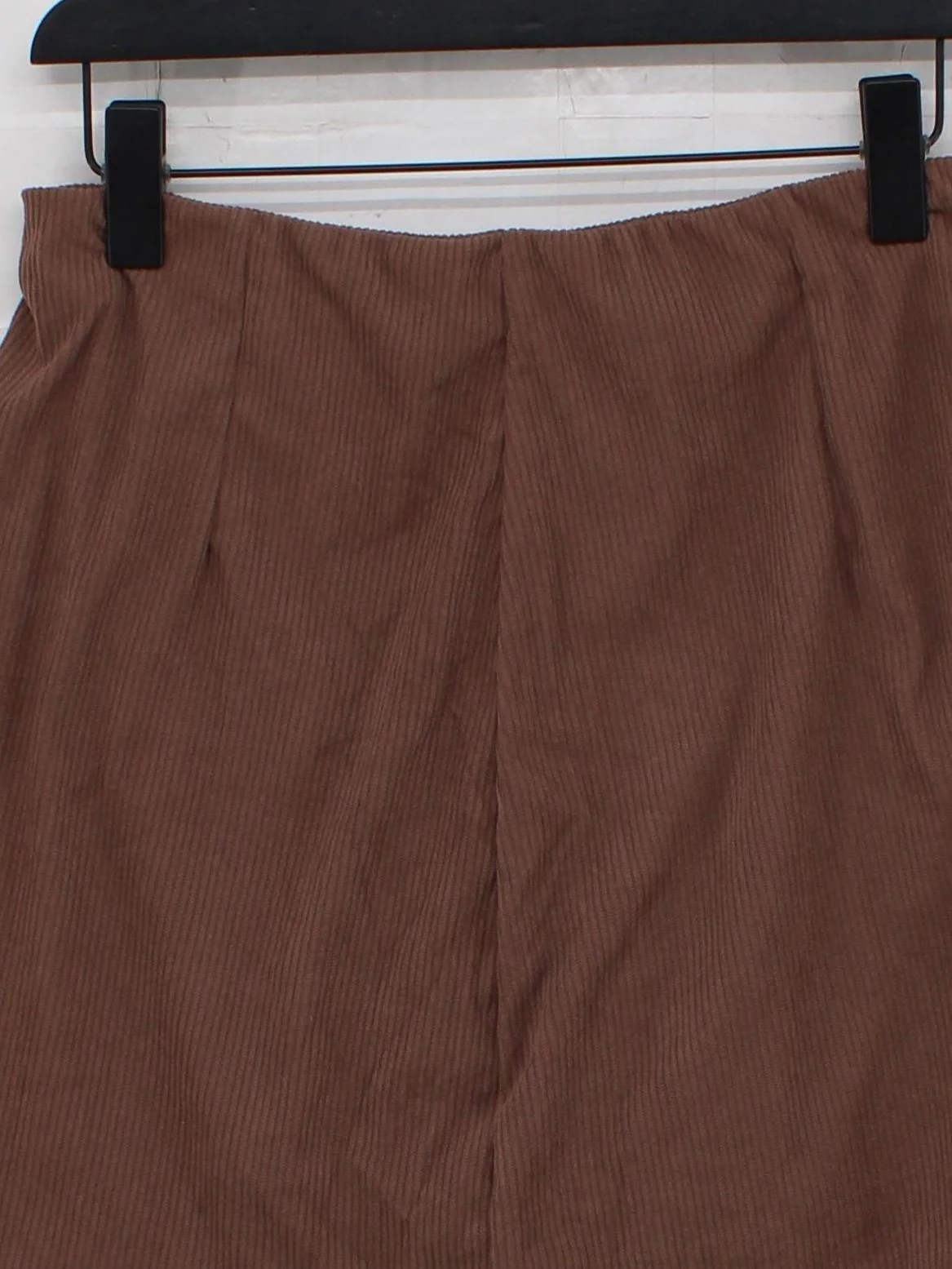 Halara Women's Mini Skirt L Brown Polyester with Nylon, Elastane Short Mini - Image 3