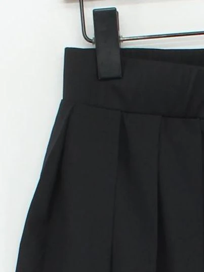 Halara Women's Mini Skirt M Black Nylon with Elastane, Polyester Short Mini - Image 4