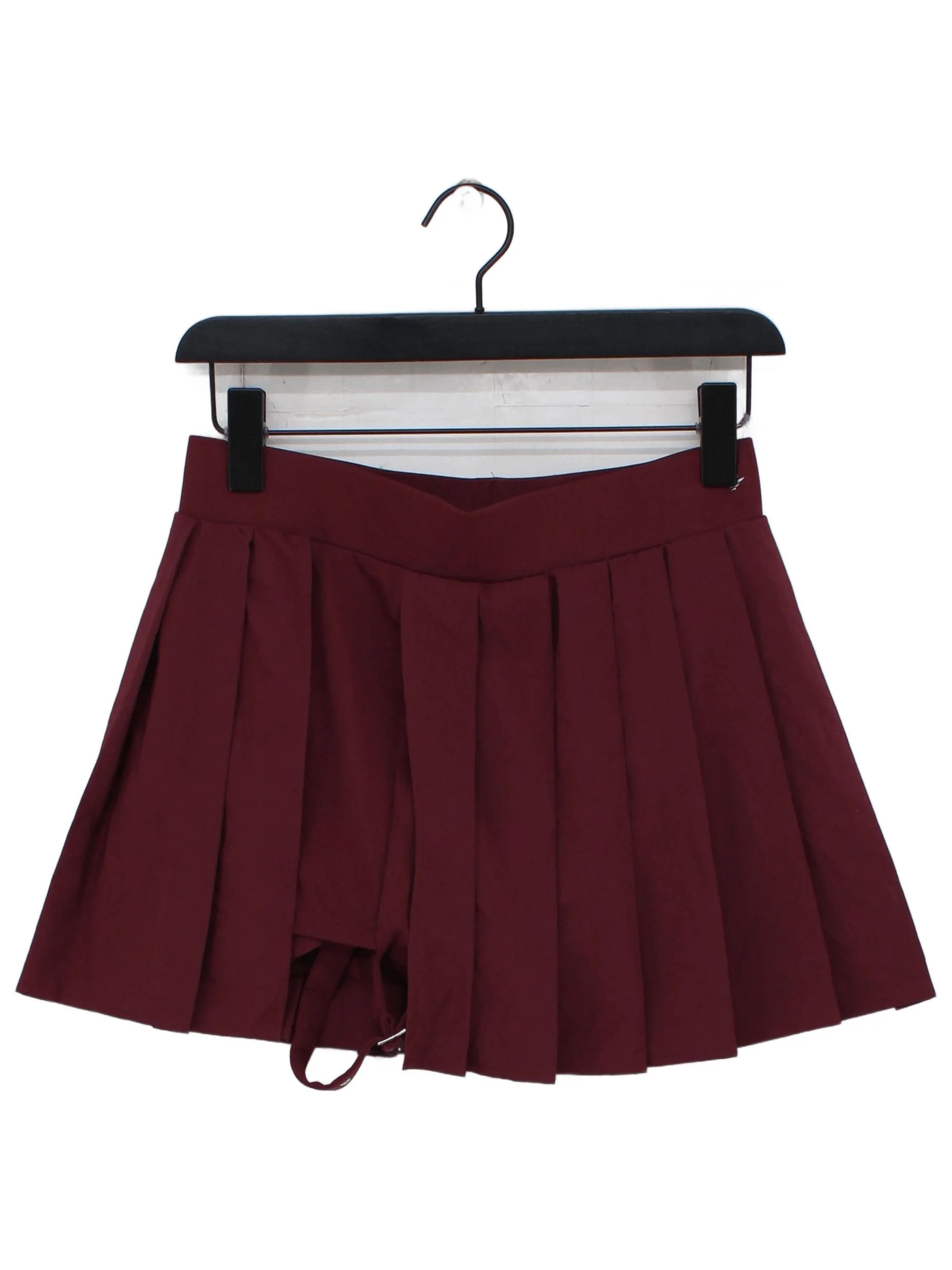 Halara Women's Mini Skirt M Red Polyester with Elastane, Nylon Short Mini