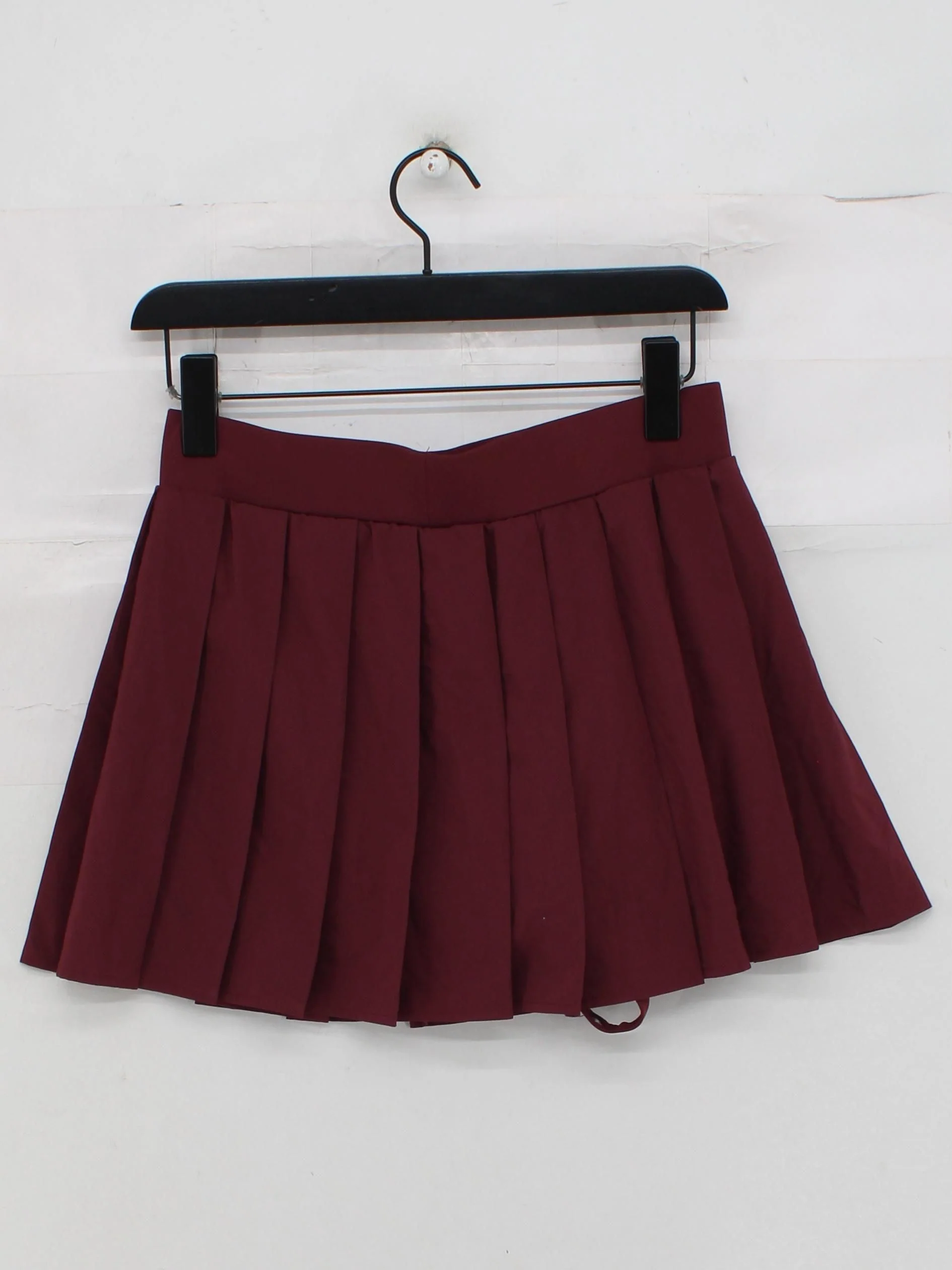 Halara Women's Mini Skirt M Red Polyester with Elastane, Nylon Short Mini - Image 2