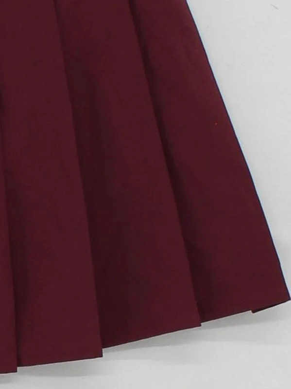 Halara Women's Mini Skirt M Red Polyester with Elastane, Nylon Short Mini - Image 4