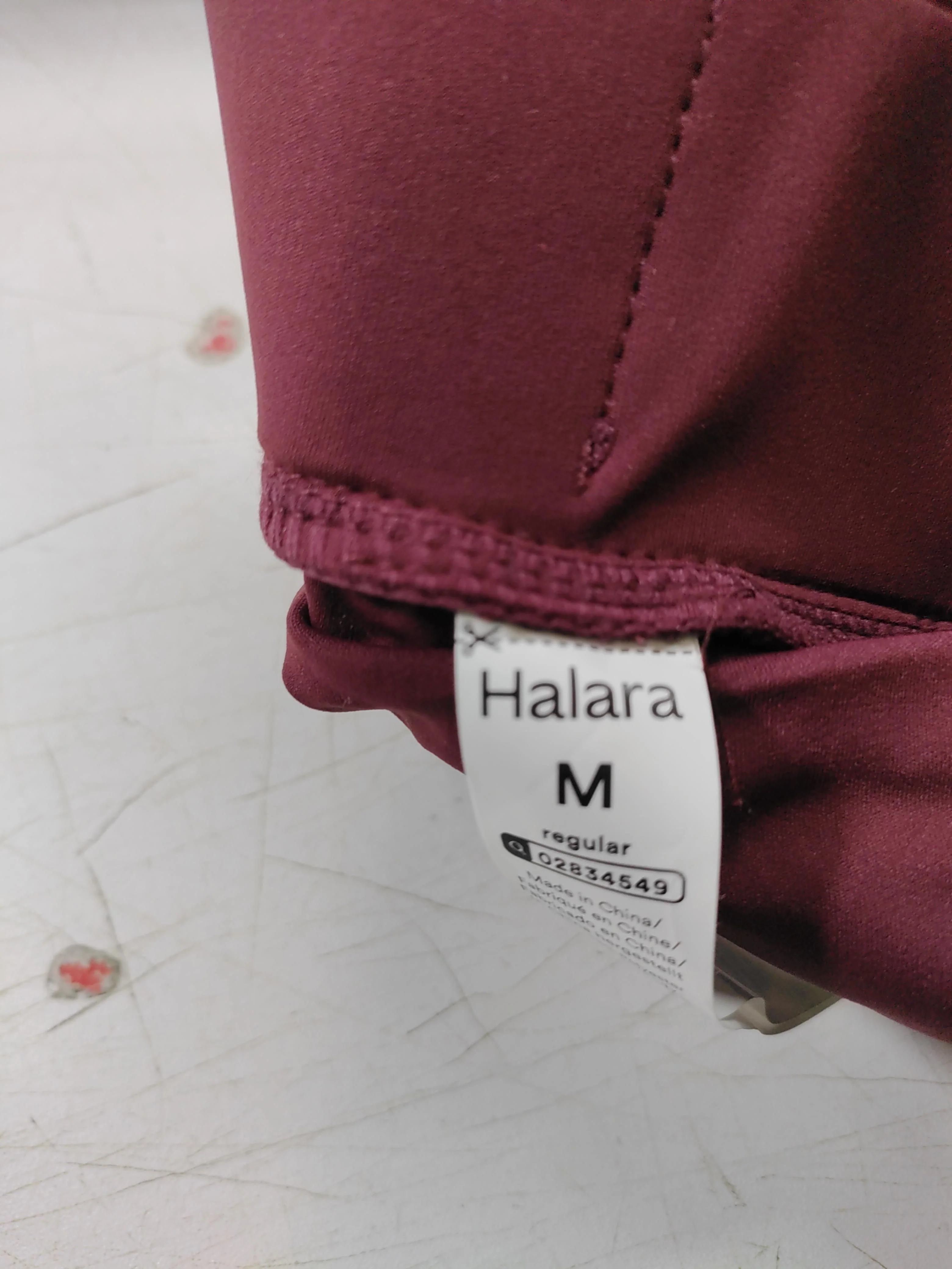 Halara Women's Mini Skirt M Red Polyester with Elastane, Nylon Short Mini - Image 5