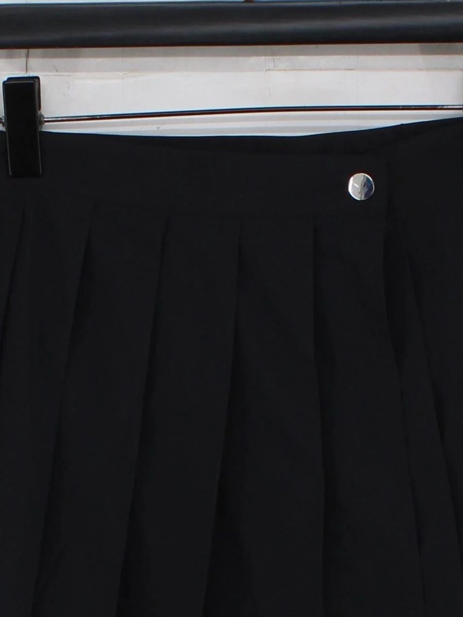 Halara Women's Mini Skirt S Black Polyester with Elastane, Nylon Short Mini - Image 3
