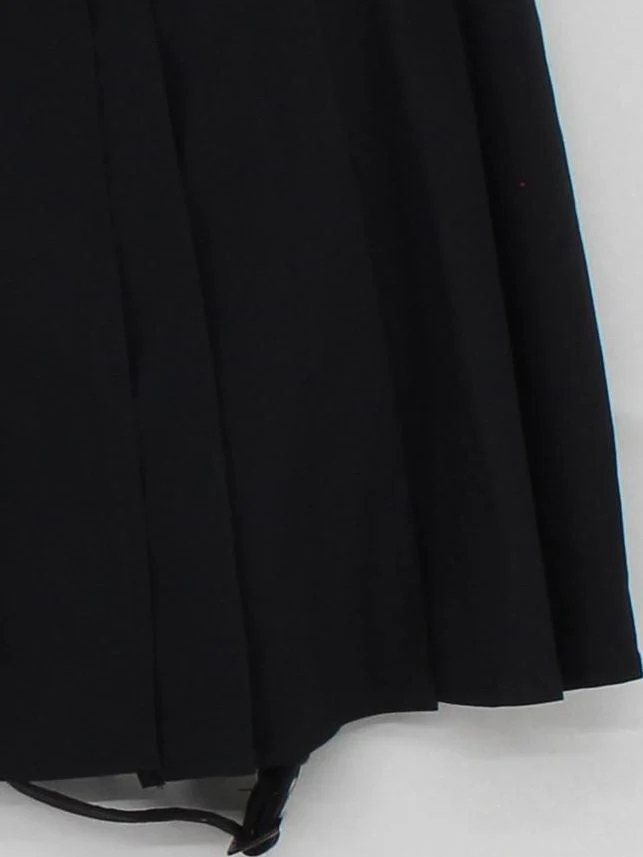 Halara Women's Mini Skirt S Black Polyester with Elastane, Nylon Short Mini - Image 4
