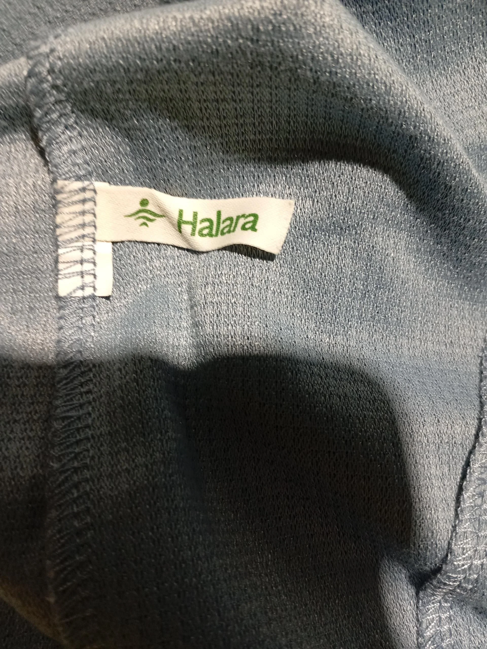 Halara Women's Top UK 22 Blue 100% Other Long Sleeve Round Neck Basic - Image 5