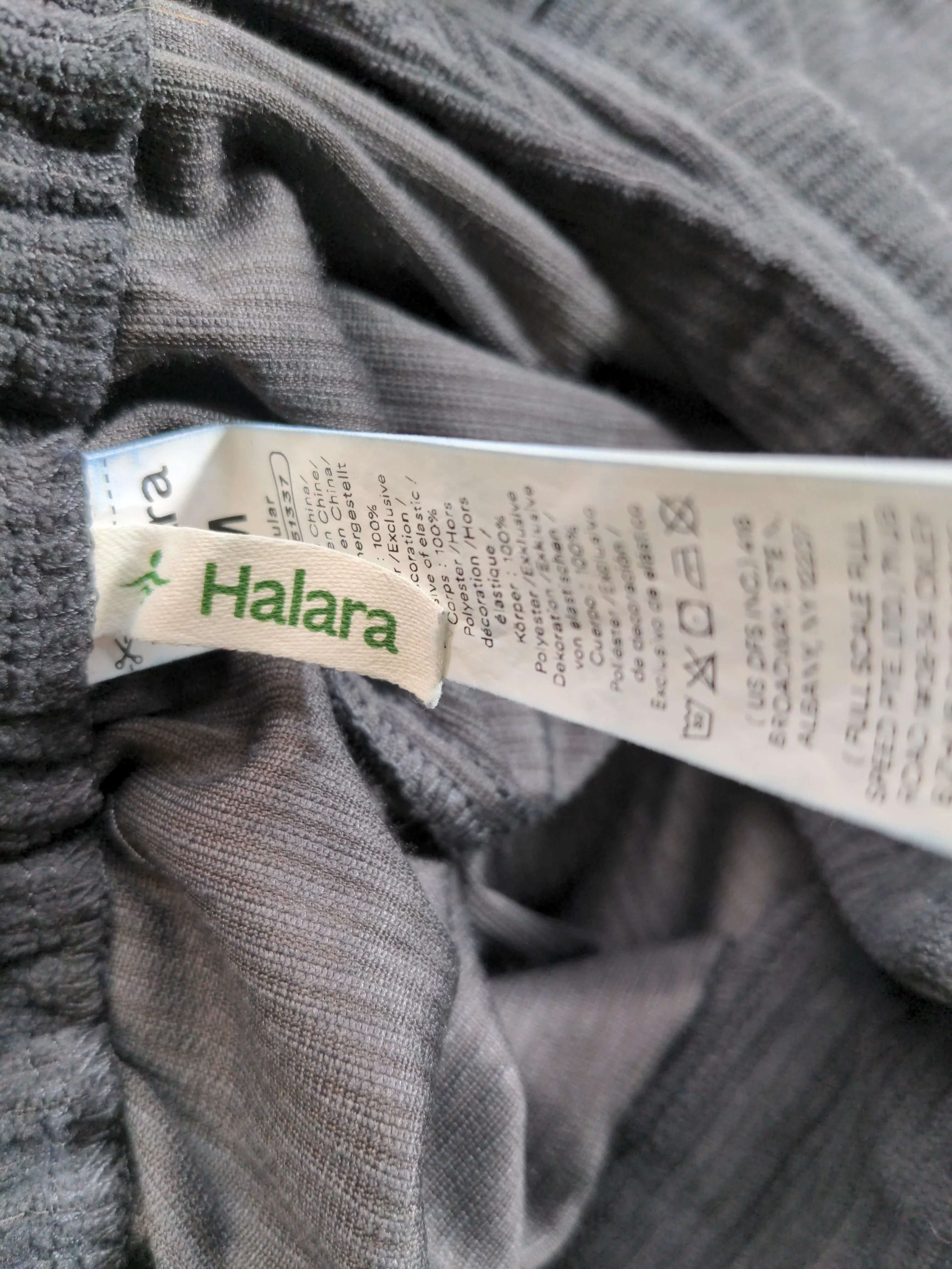 Halara Women's Trousers M Grey 100% Polyester Straight Sweatpants - Image 5