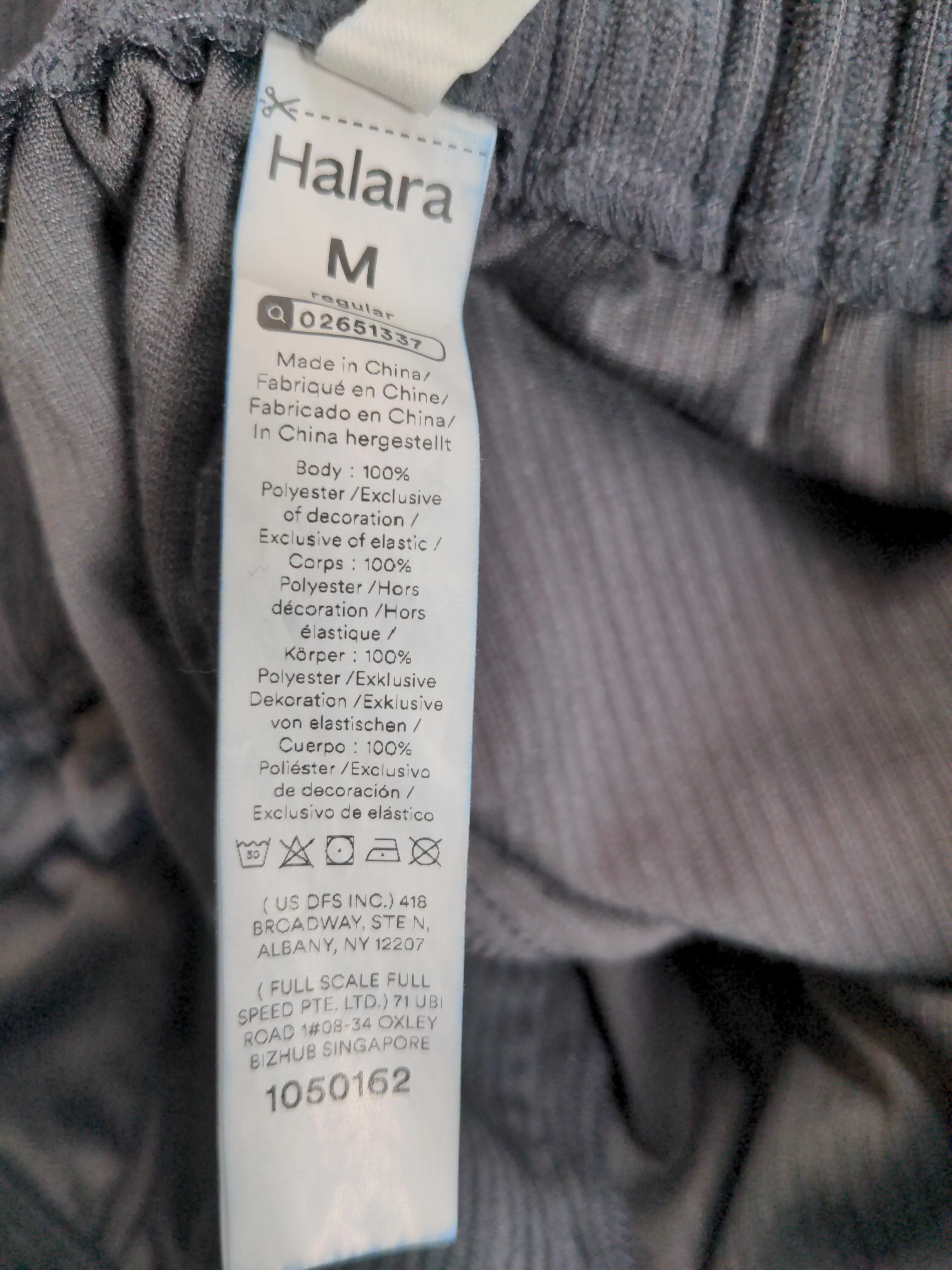 Halara Women's Trousers M Grey 100% Polyester Straight Sweatpants - Image 6