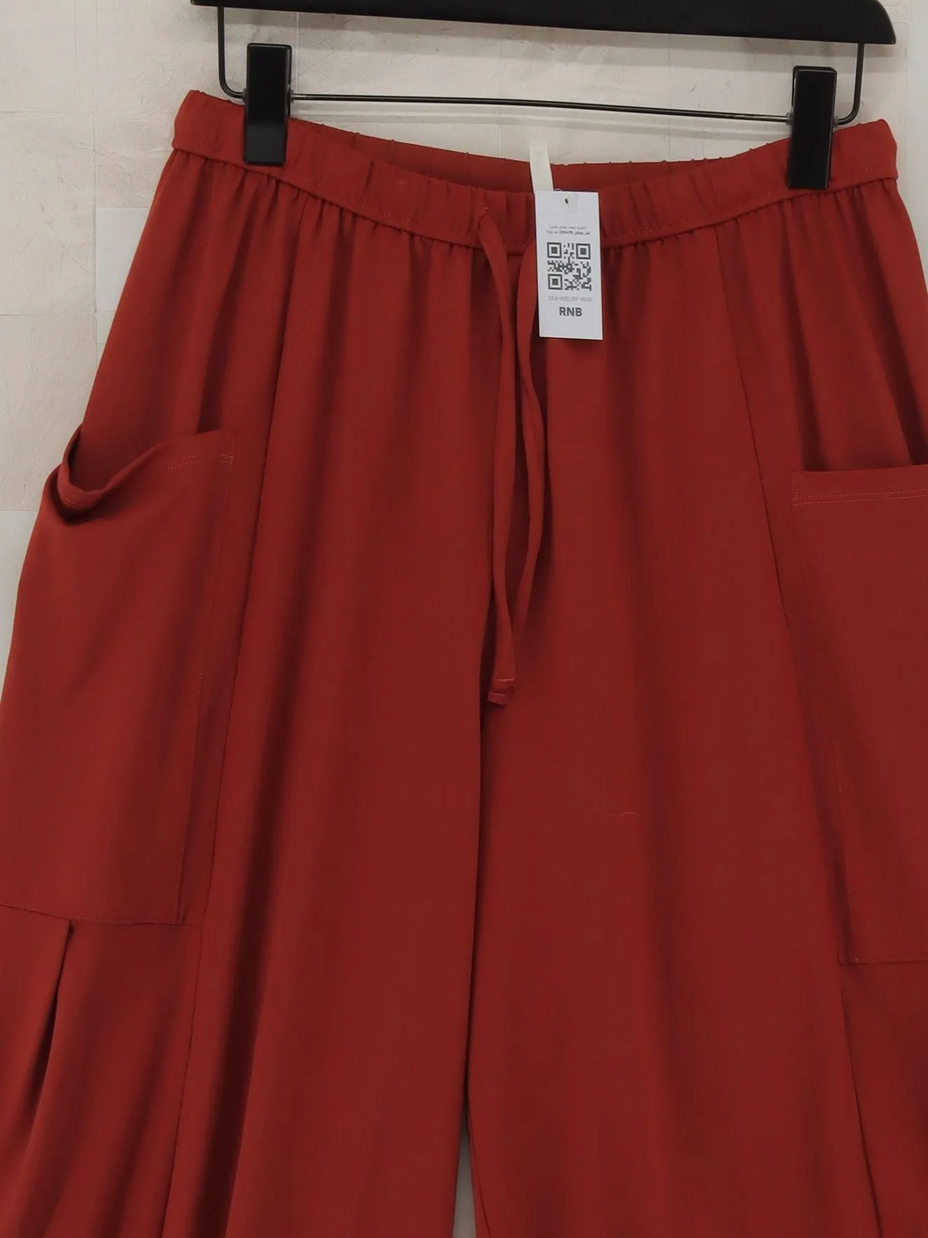 Halara Women's Trousers M Red 100% Other Wide-Leg Sweatpants - Image 3