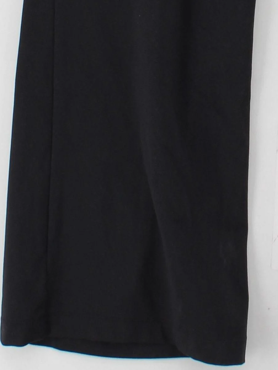 Halara Women's Trousers S Black Polyester with Elastane Wide-Leg Sweatpants - Image 4