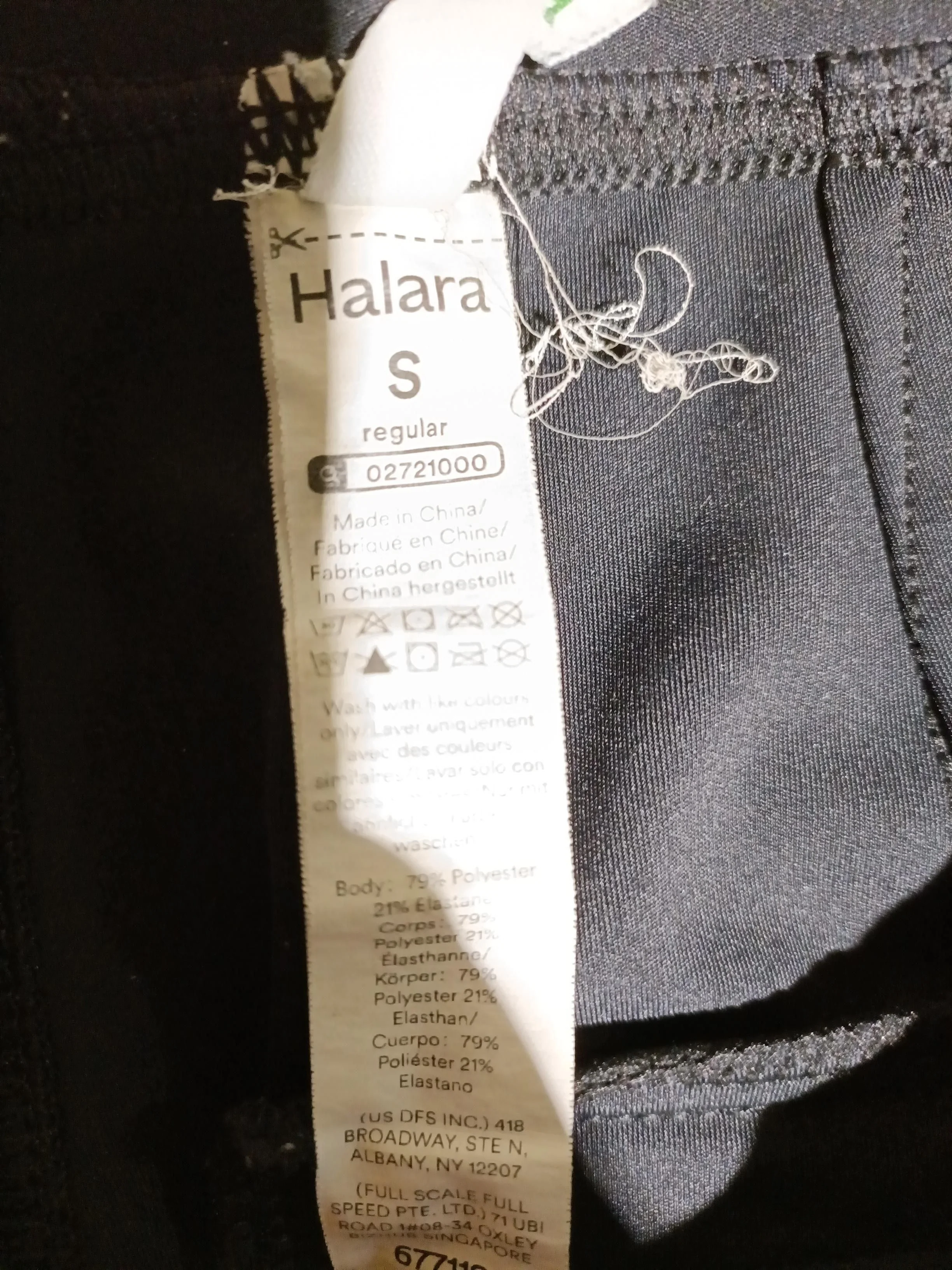 Halara Women's Trousers S Black Polyester with Elastane Wide-Leg Sweatpants - Image 6