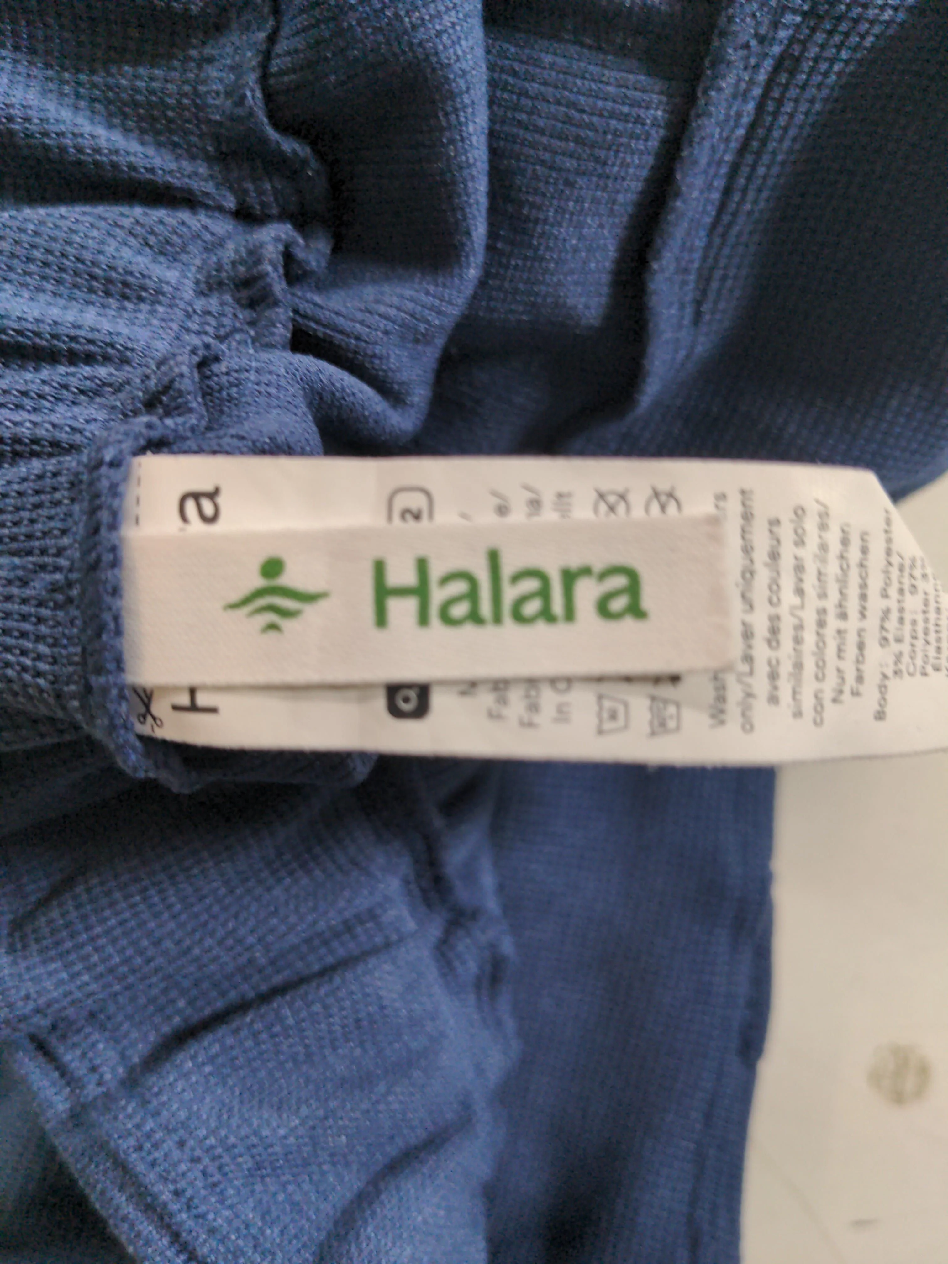 Halara Women's Trousers S Blue Polyester with Elastane Wide-Leg Sweatpants - Image 5