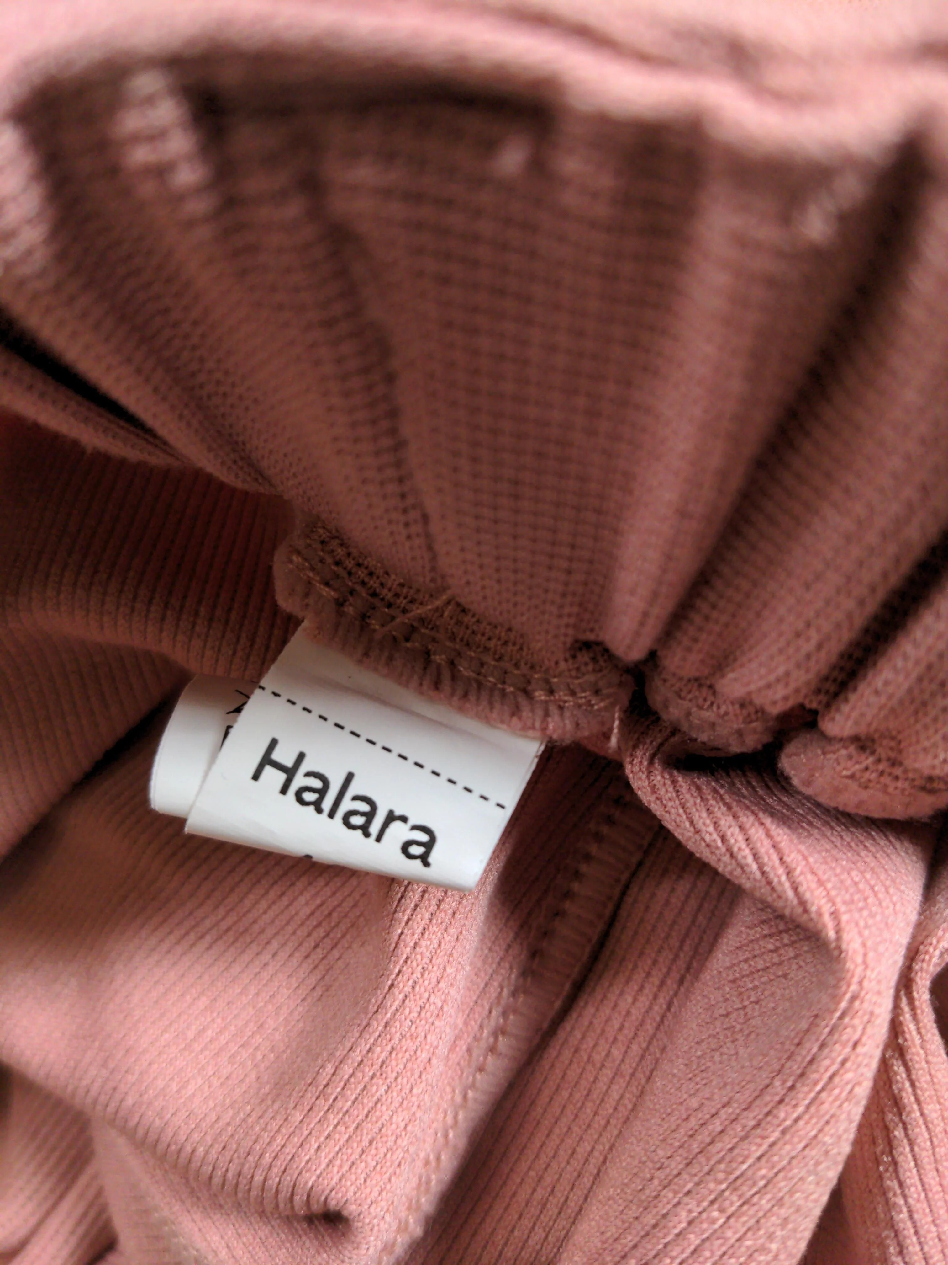 Halara Women's Trousers UK 12 Pink Polyester with Elastane Wide-Leg Sweatpants - Image 6