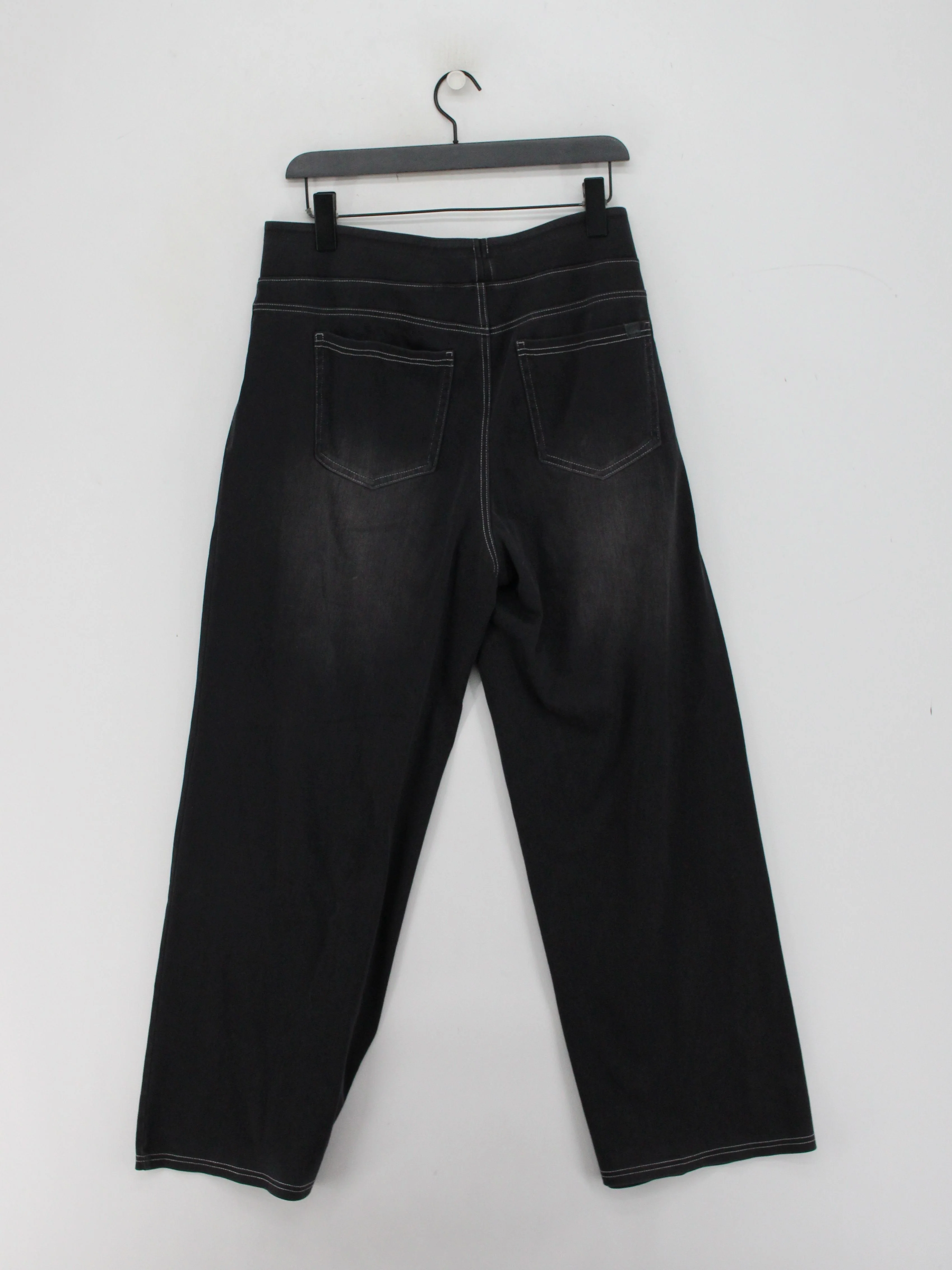 Halara Women's Trousers XL Black Cotton with Polyester, Elastane Sweatpants - Image 2