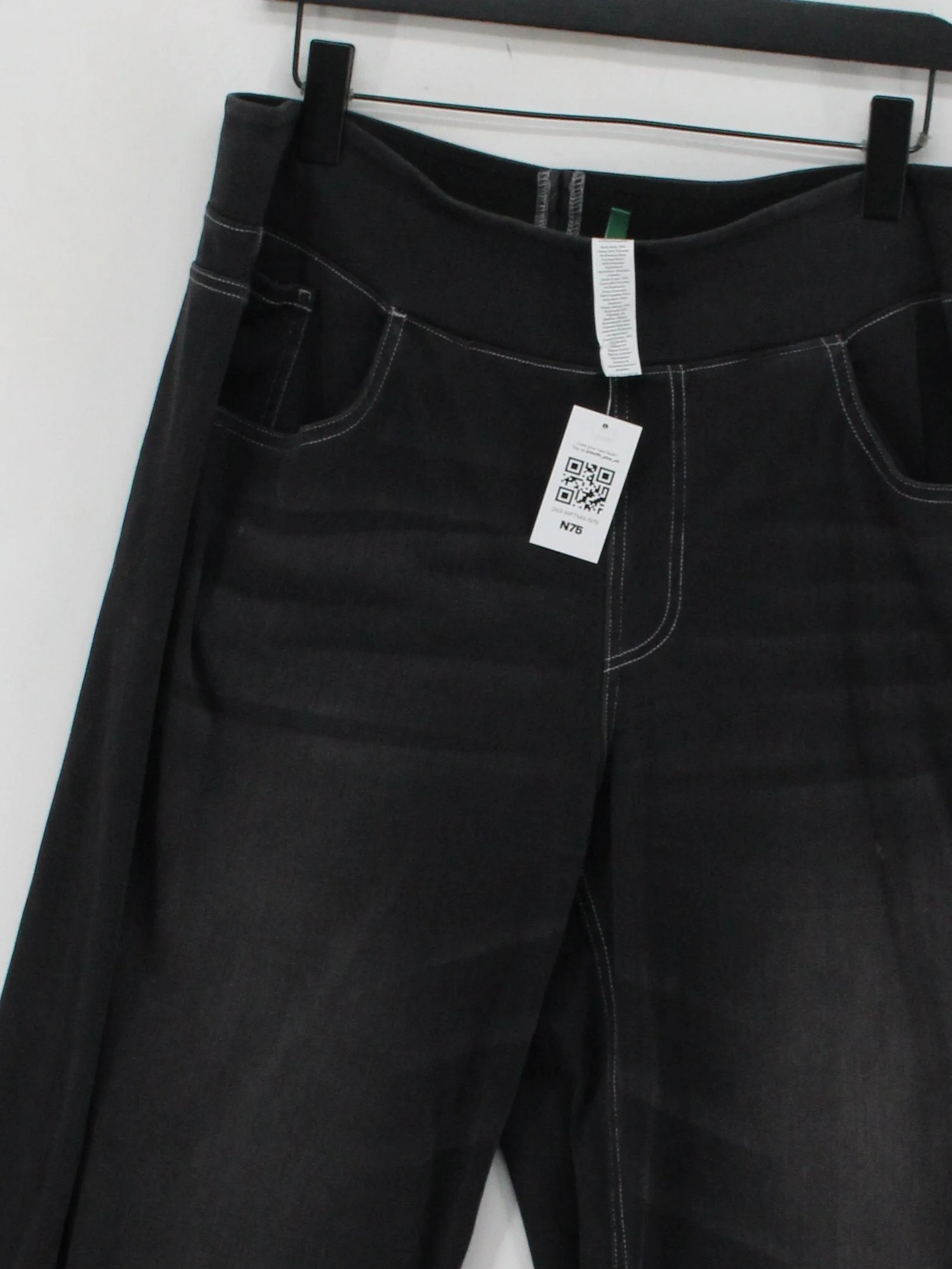 Halara Women's Trousers XL Black Cotton with Polyester, Elastane Sweatpants - Image 3