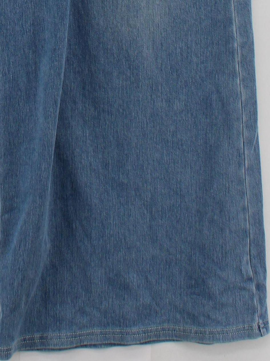 Halara Women's Trousers XXL Blue Cotton with Polyester, Elastane Cropped - Image 4