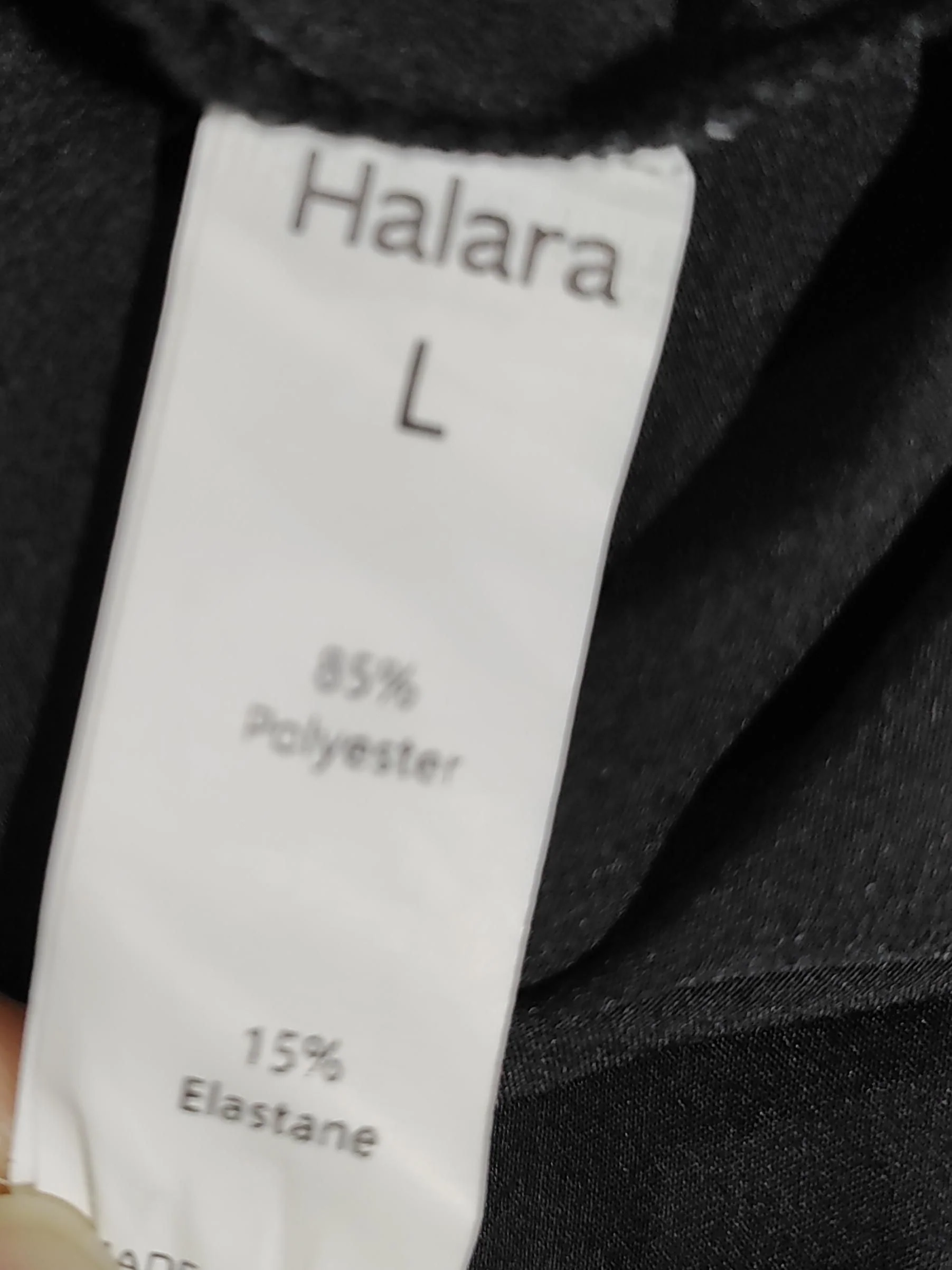 Halara Wrap Maxi Dress L in Black - Image 6