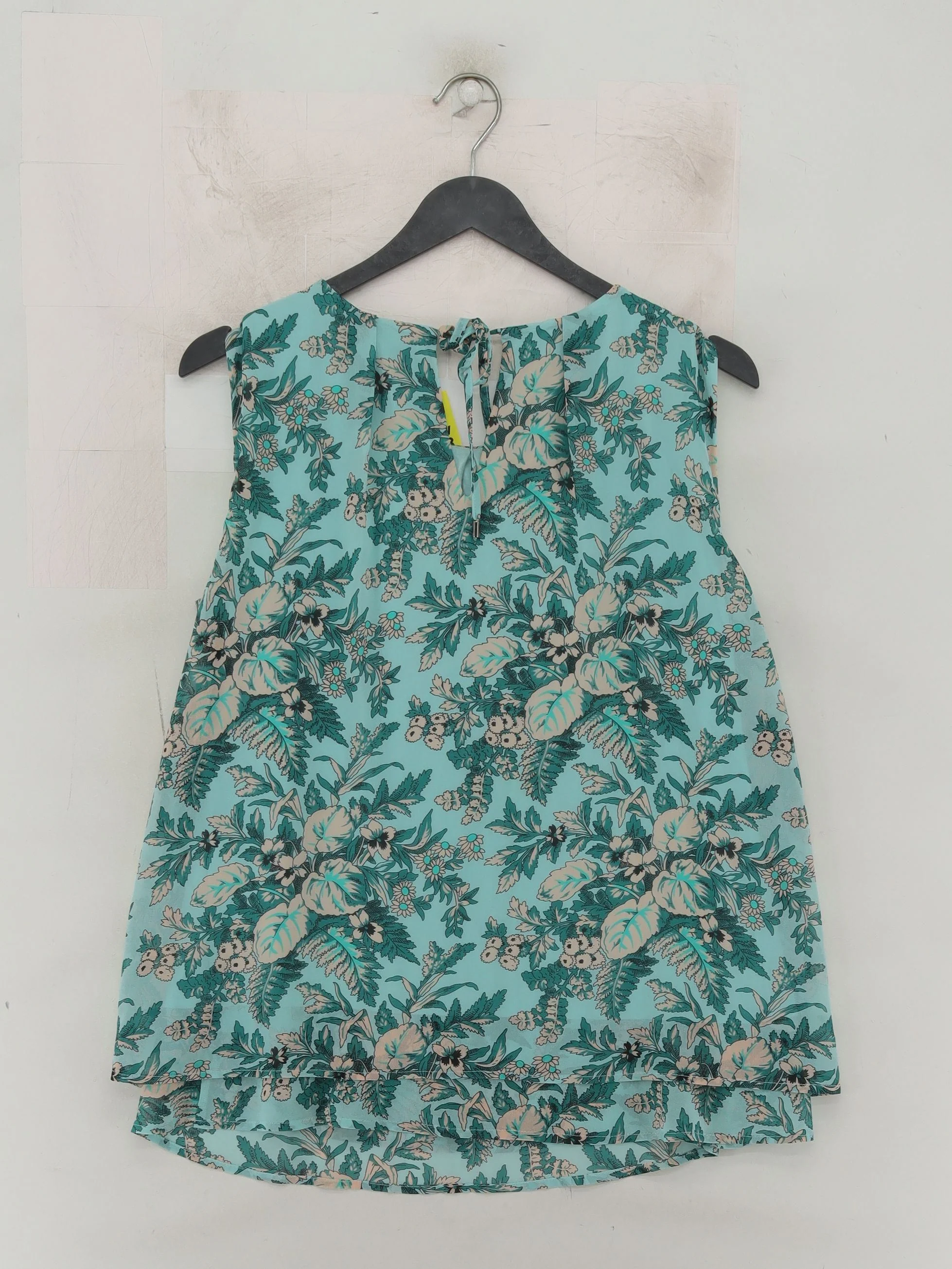 Hallhuber Women's Top UK 10 Green Polyester with Viscose, Elastane Basic - Image 2