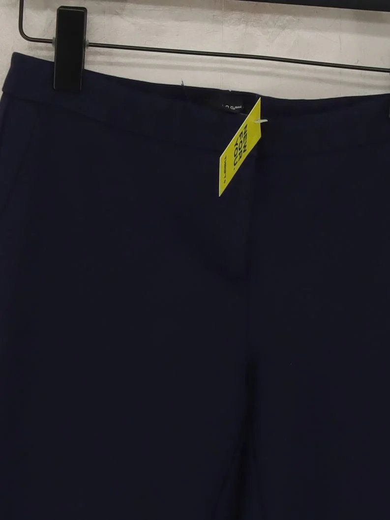 Halogen Women's Trousers UK 6 Blue Rayon with Nylon Flared Cropped - Image 3