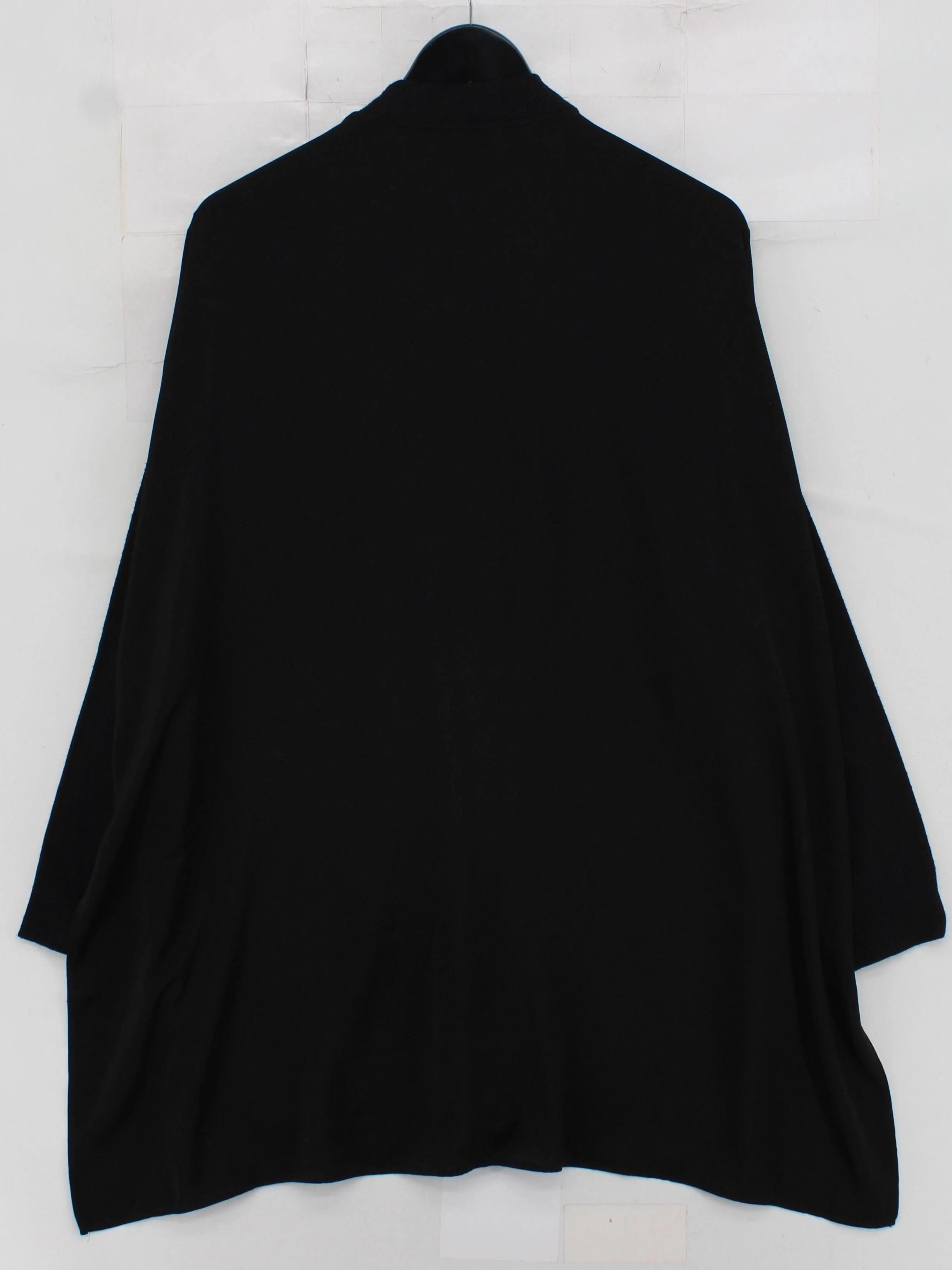 Halston Women's Cardigan L Black Viscose with Polyester, Nylon V-Neck Cardigan - Image 2