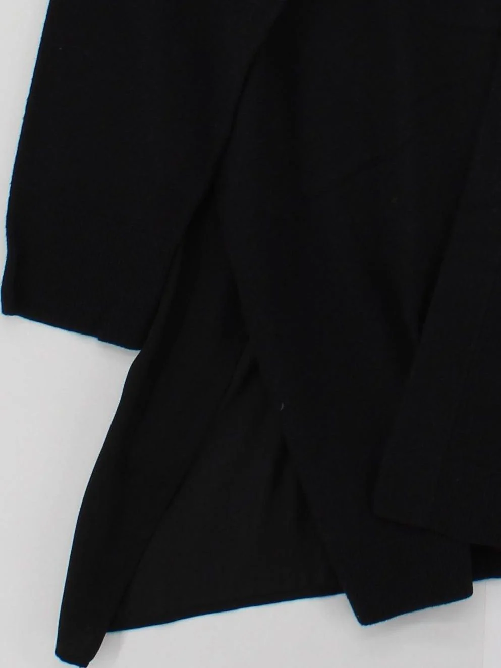 Halston Women's Cardigan L Black Viscose with Polyester, Nylon V-Neck Cardigan - Image 4