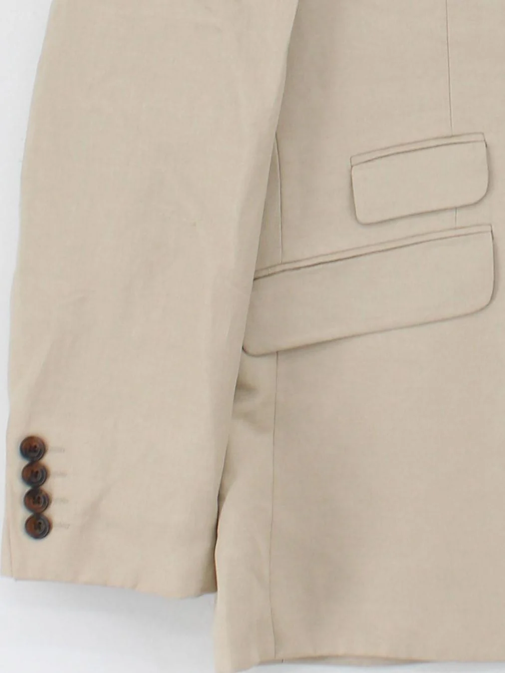 Hammond & Co. By Patrick Grant Men's Blazer Chest: 46 in Tan Linen New with tags - Image 4