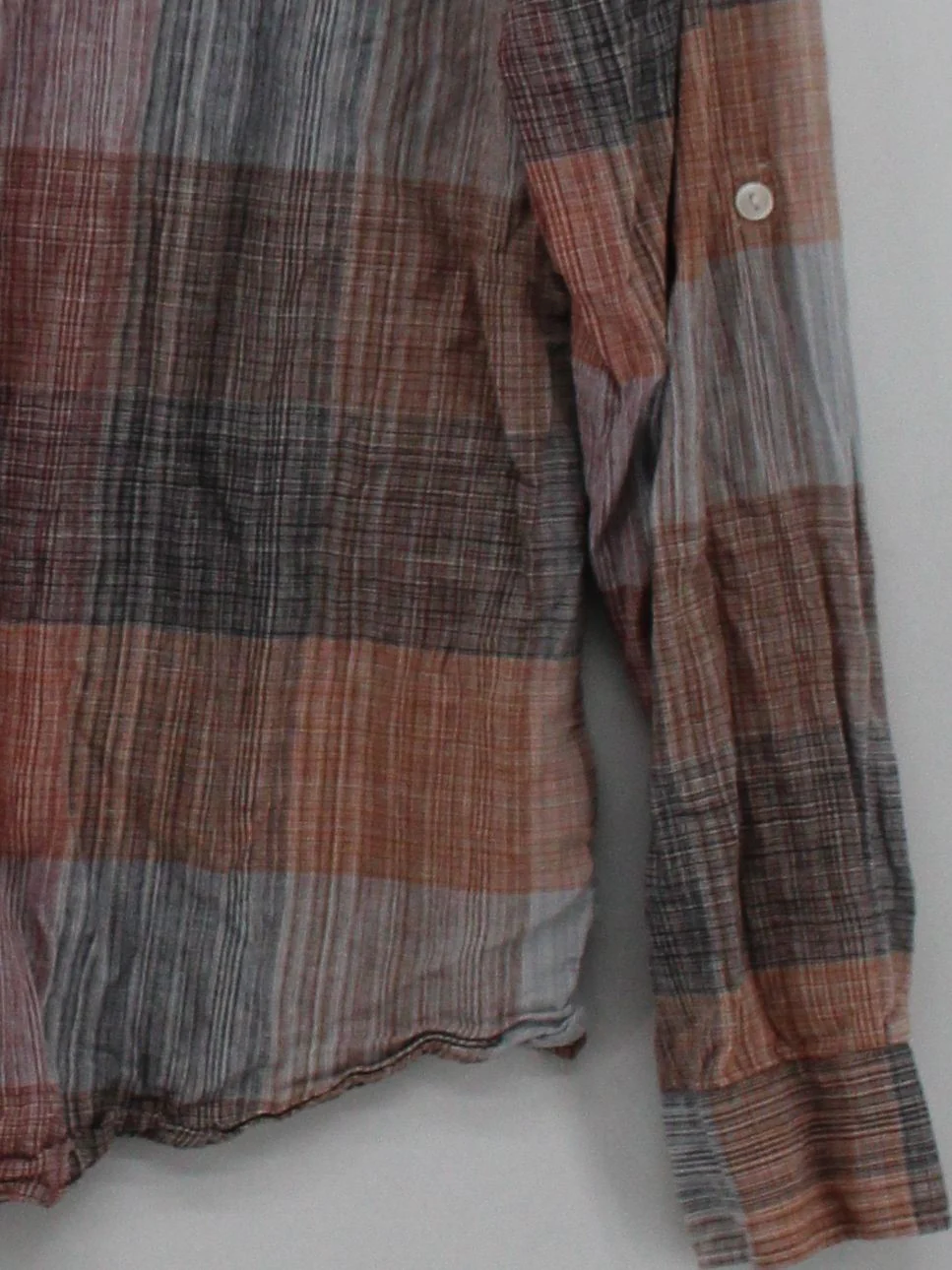 Hammond & Co. By Patrick Grant Men's Shirt L Multi Linen with Cotton Basic - Image 4