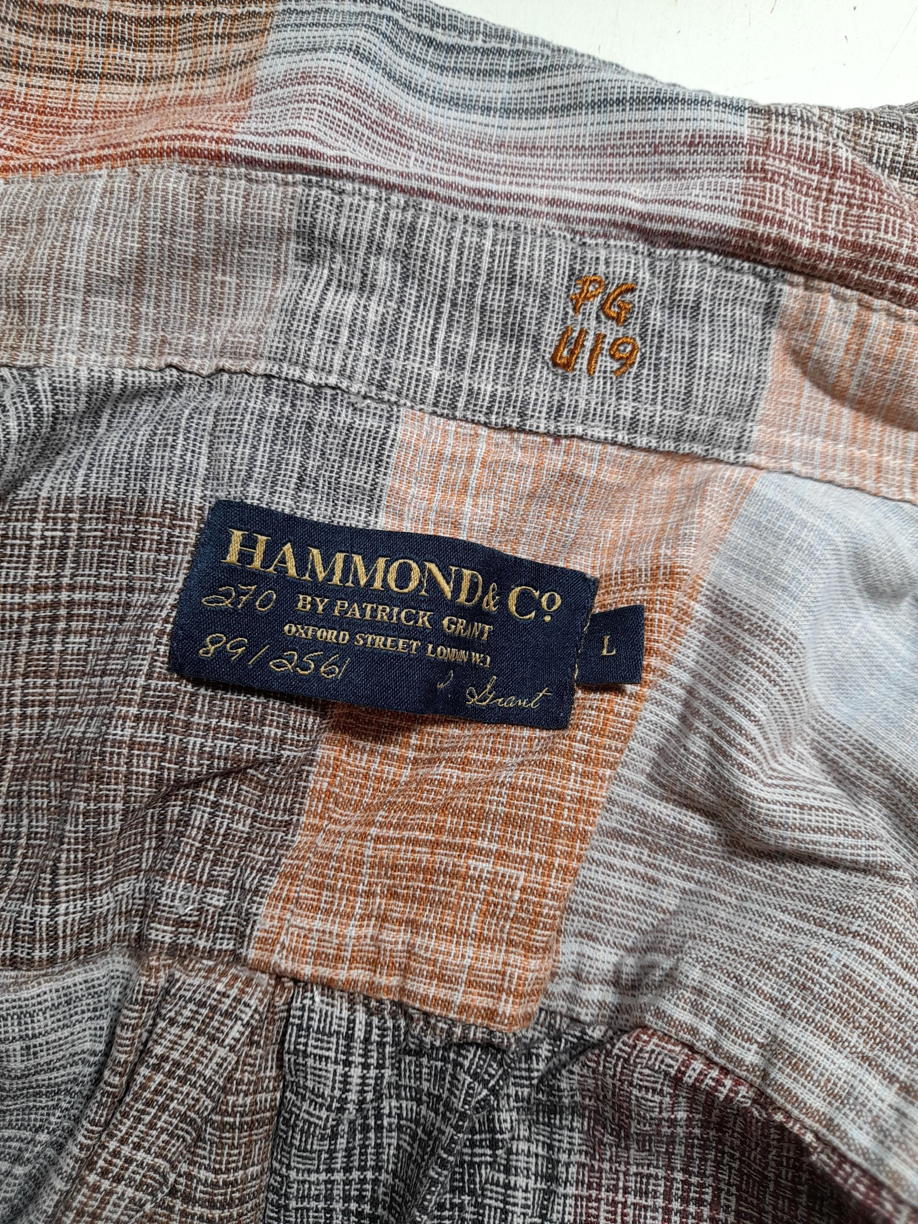 Hammond & Co. By Patrick Grant Men's Shirt L Multi Linen with Cotton Basic - Image 5