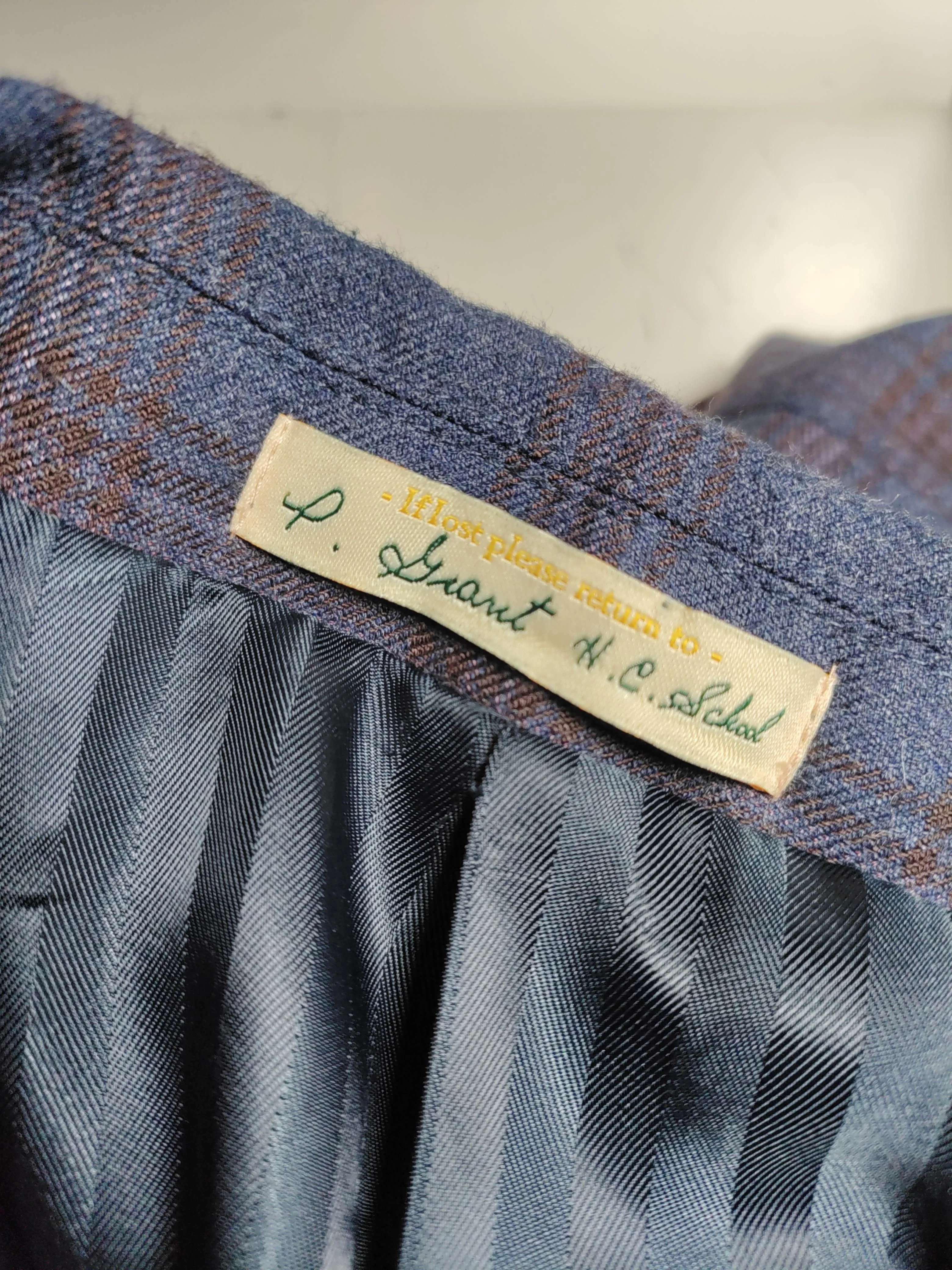 Hammond & Co. By Patrick Grant Men's Two Piece Suit Chest: 42 in Blue Polyester - Image 6