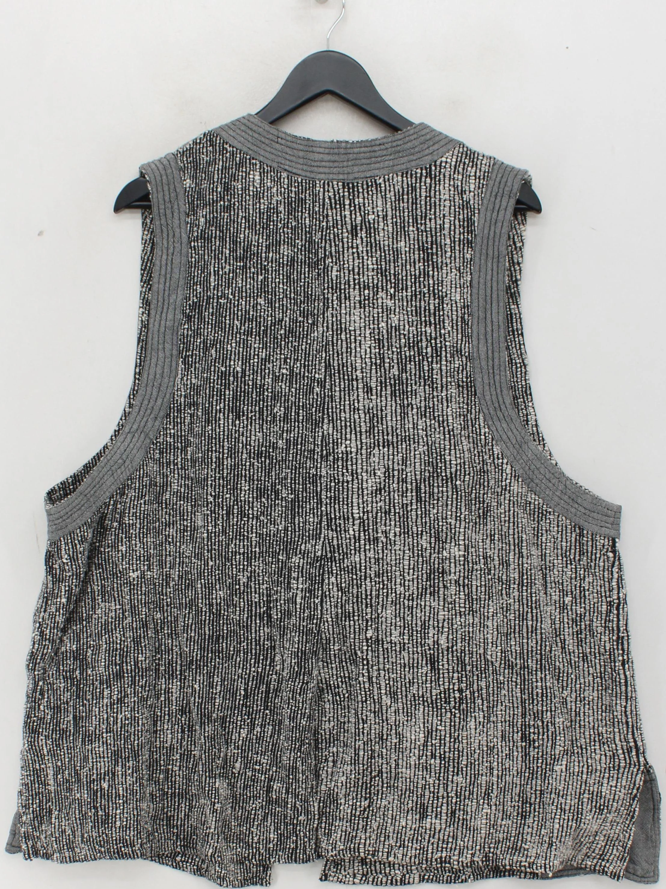 Hampstead Bazaar Women's Coat Chest: 51 in Grey Cotton with Rayon Overcoat - Image 2