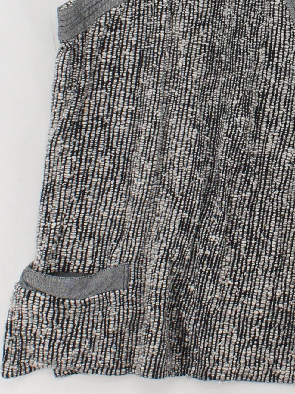 Hampstead Bazaar Women's Coat Chest: 51 in Grey Cotton with Rayon Overcoat - Image 4