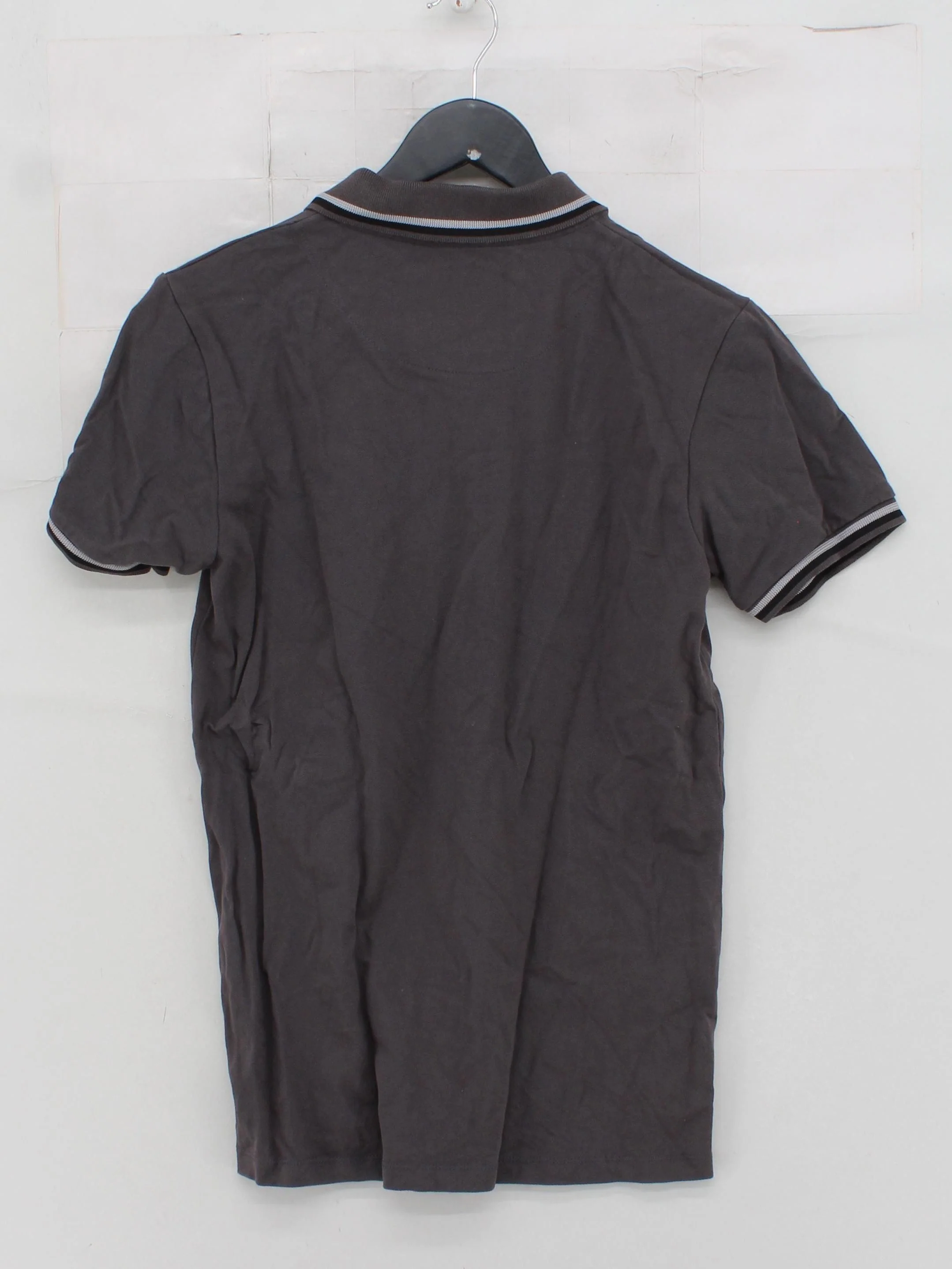 Hang Ten Men's Polo S Grey 100% Cotton Basic - Image 2