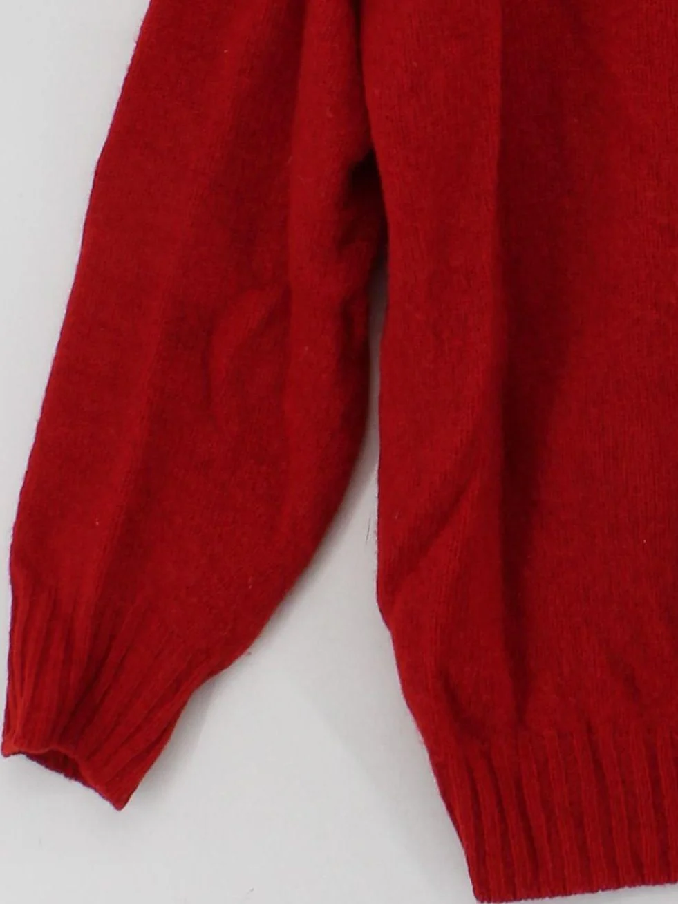 Harley Of Scotland Men's Jumper XL Red 100% Wool Round Neck Pullover - Image 4