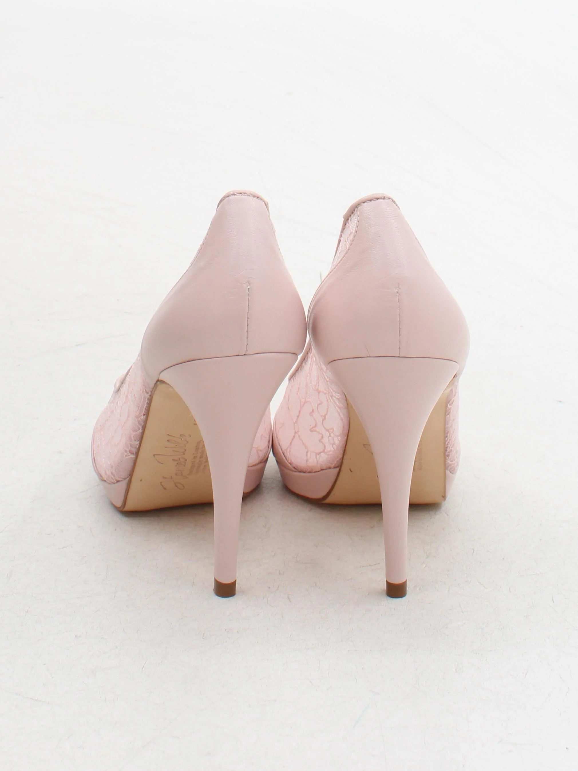 Harriet Wilde Women's Heels UK 6 Pink Floral Leather with Other Court - Image 3