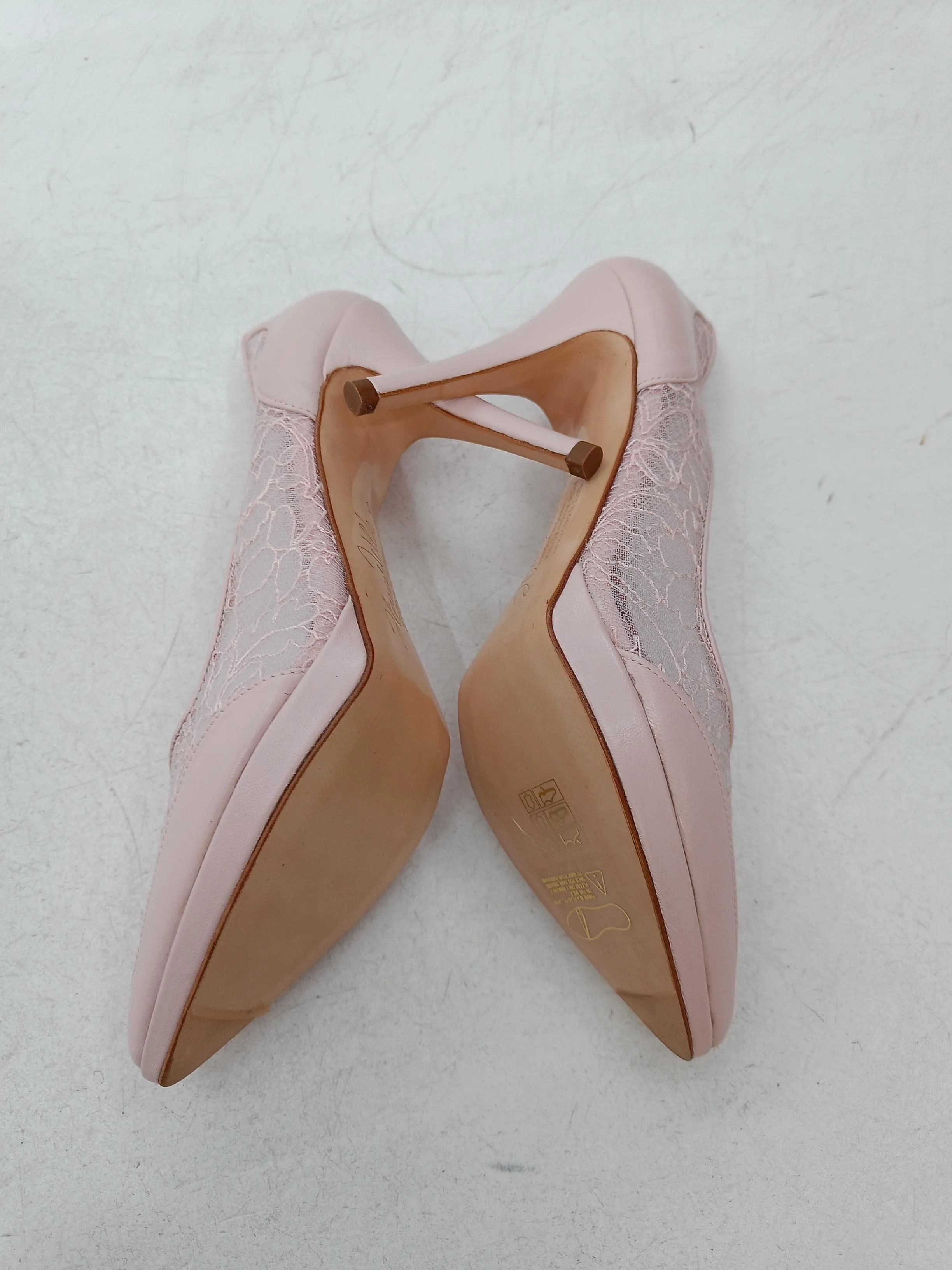 Harriet Wilde Women's Heels UK 6 Pink Floral Leather with Other Court - Image 7