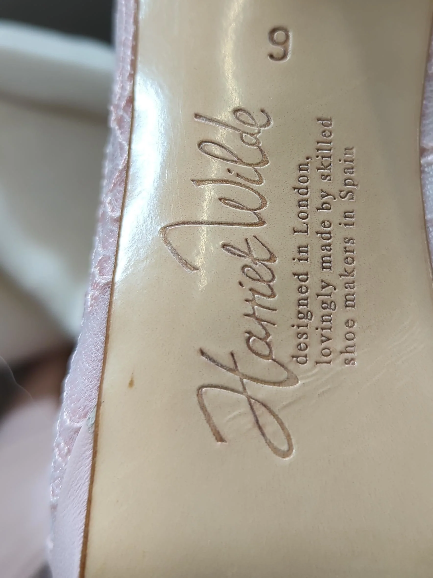 Harriet Wilde Women's Heels UK 6 Pink Floral Leather with Other Court - Image 8