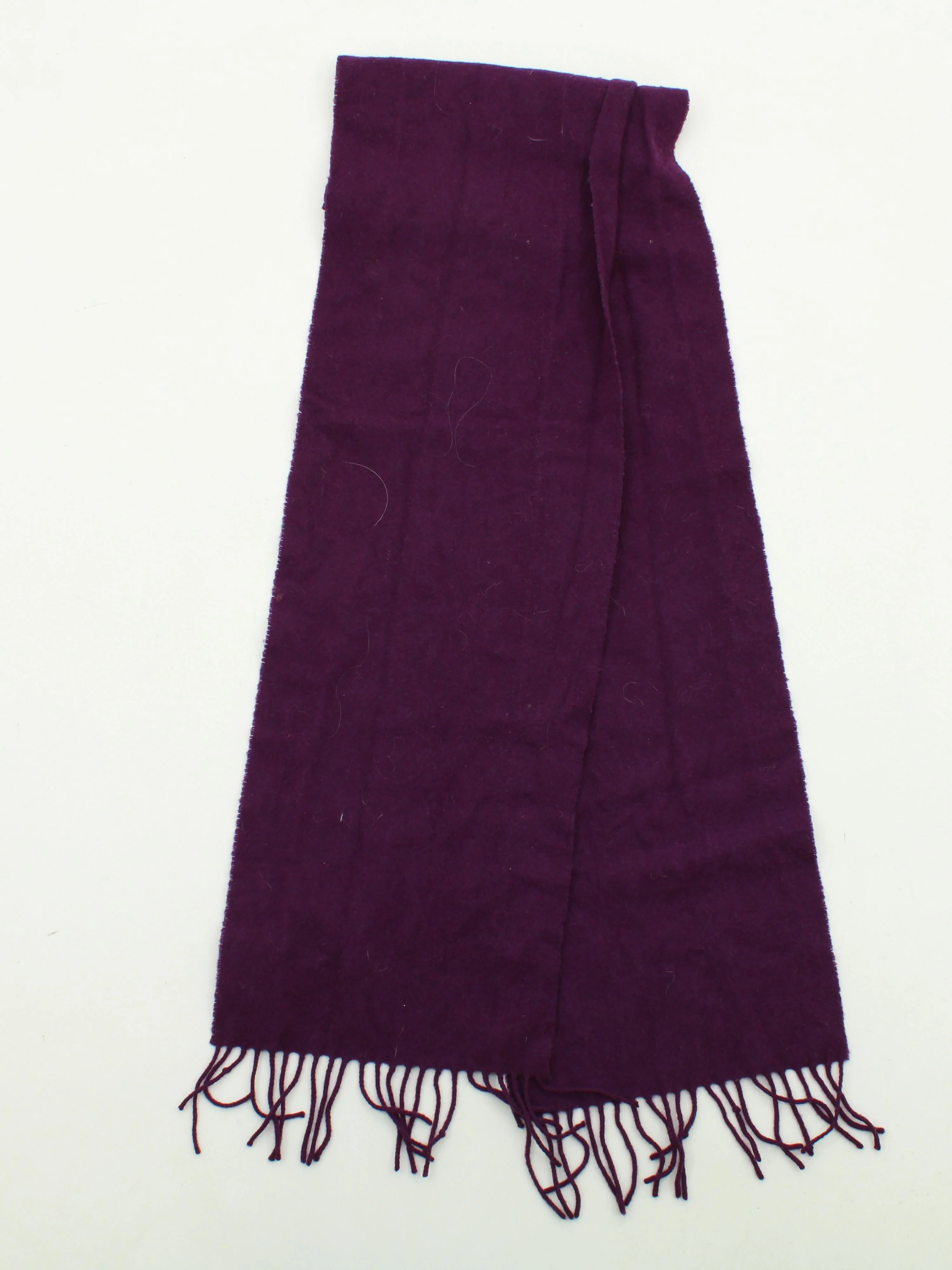 Harrods Men's Scarf Purple 100% Wool Scarf - Image 2