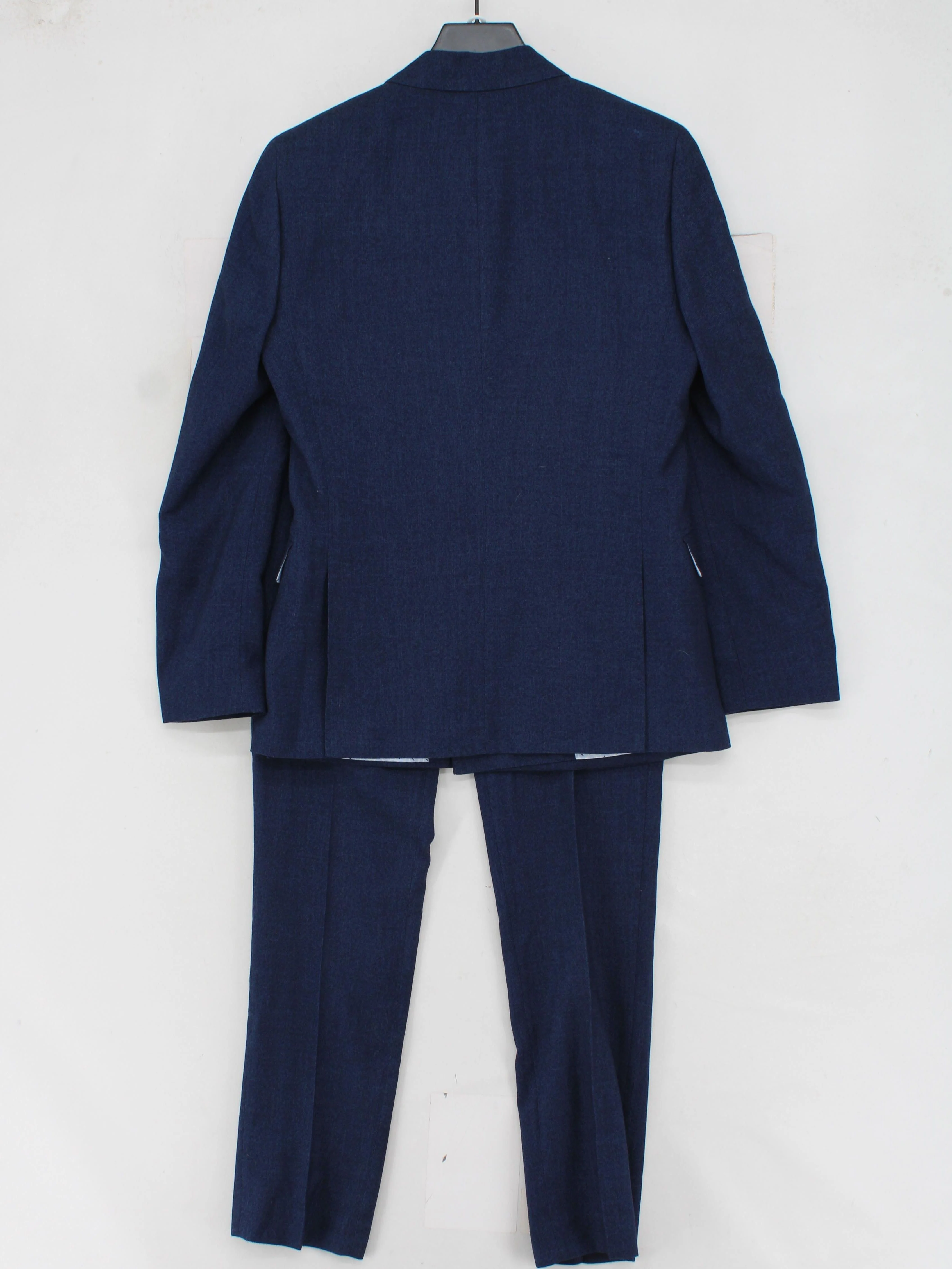 Harry Brown Men's Two Piece Suit Chest: 36 in Blue Polyester - Image 2