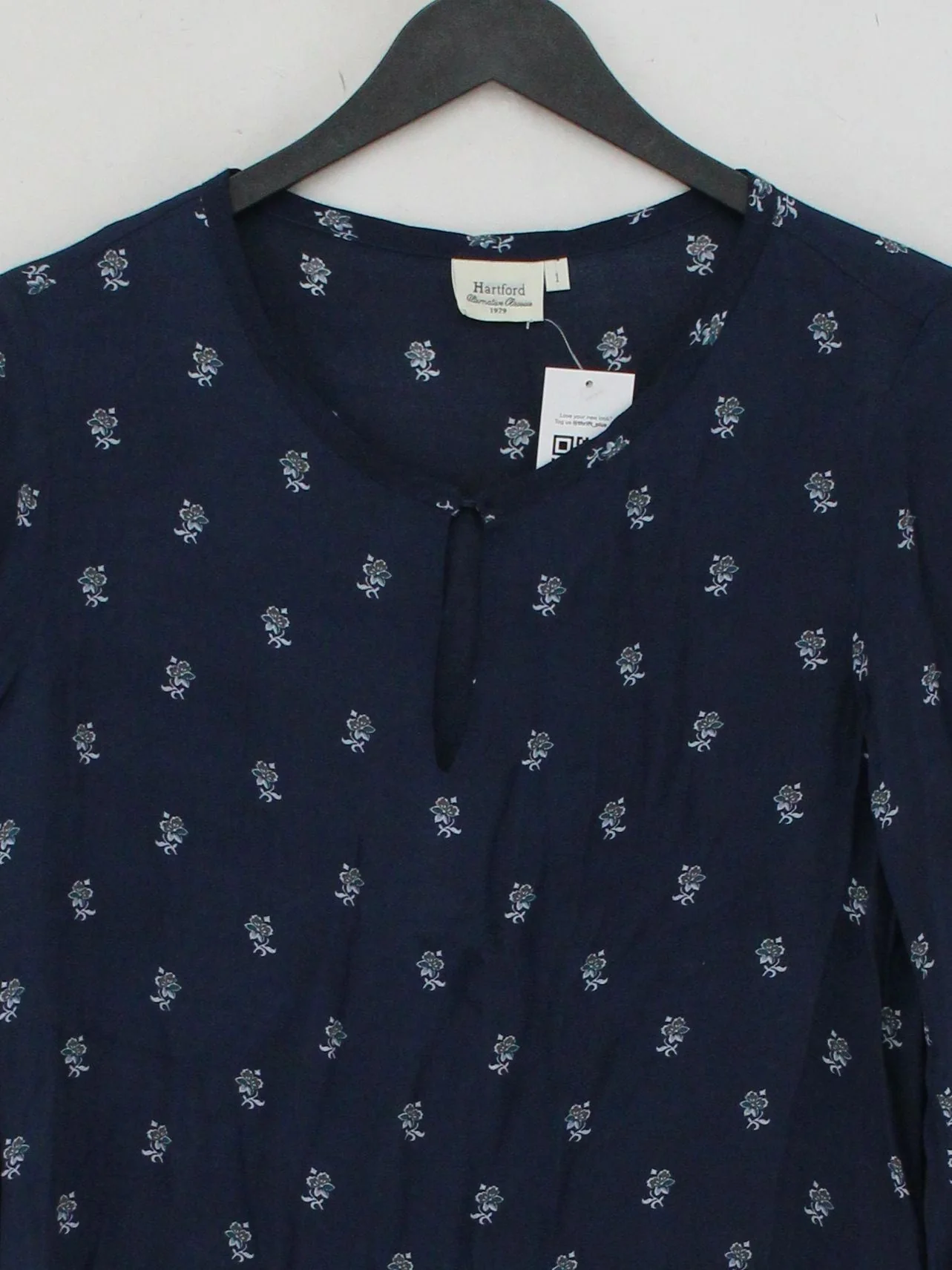 Hartford T-Shirt Mini Dress M in Blue - Image 3