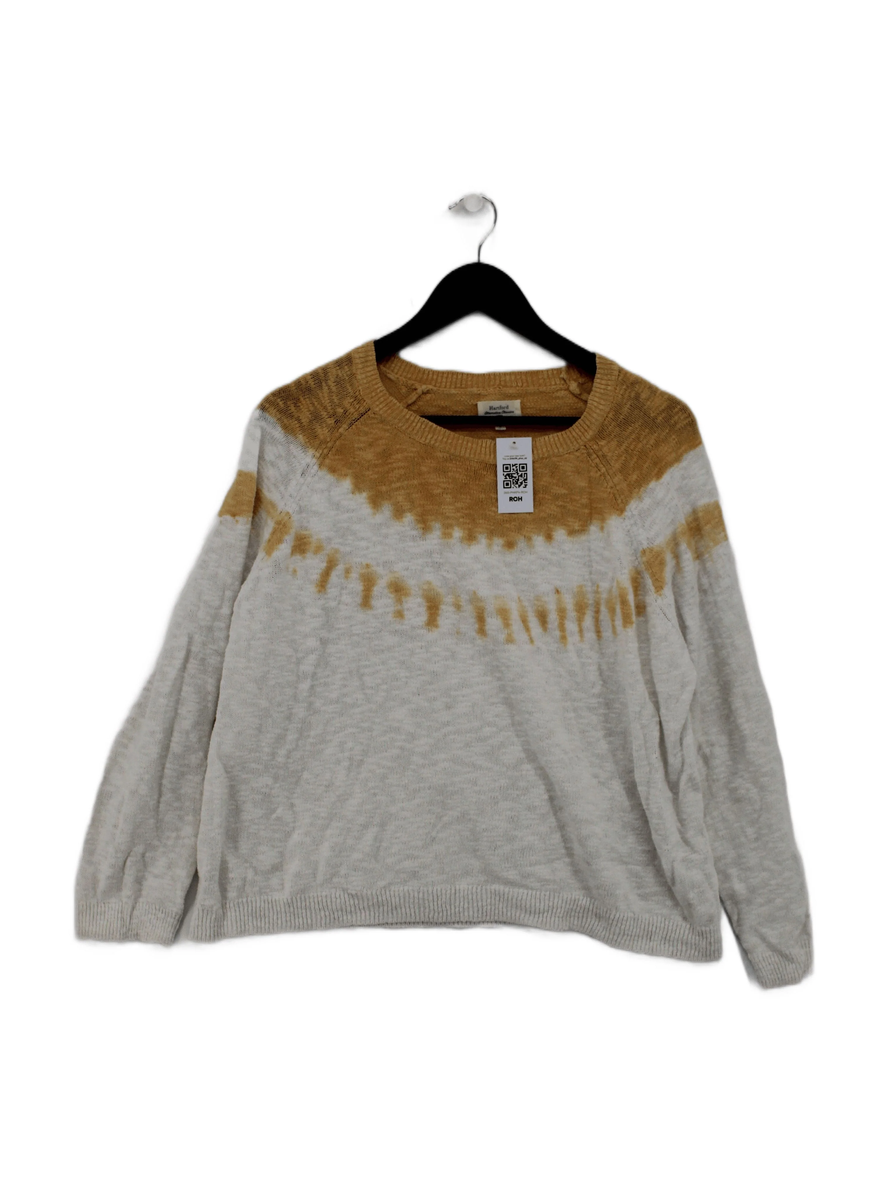 Hartford Women's Jumper M Multi Graphic 100% Cotton Round Neck Pullover
