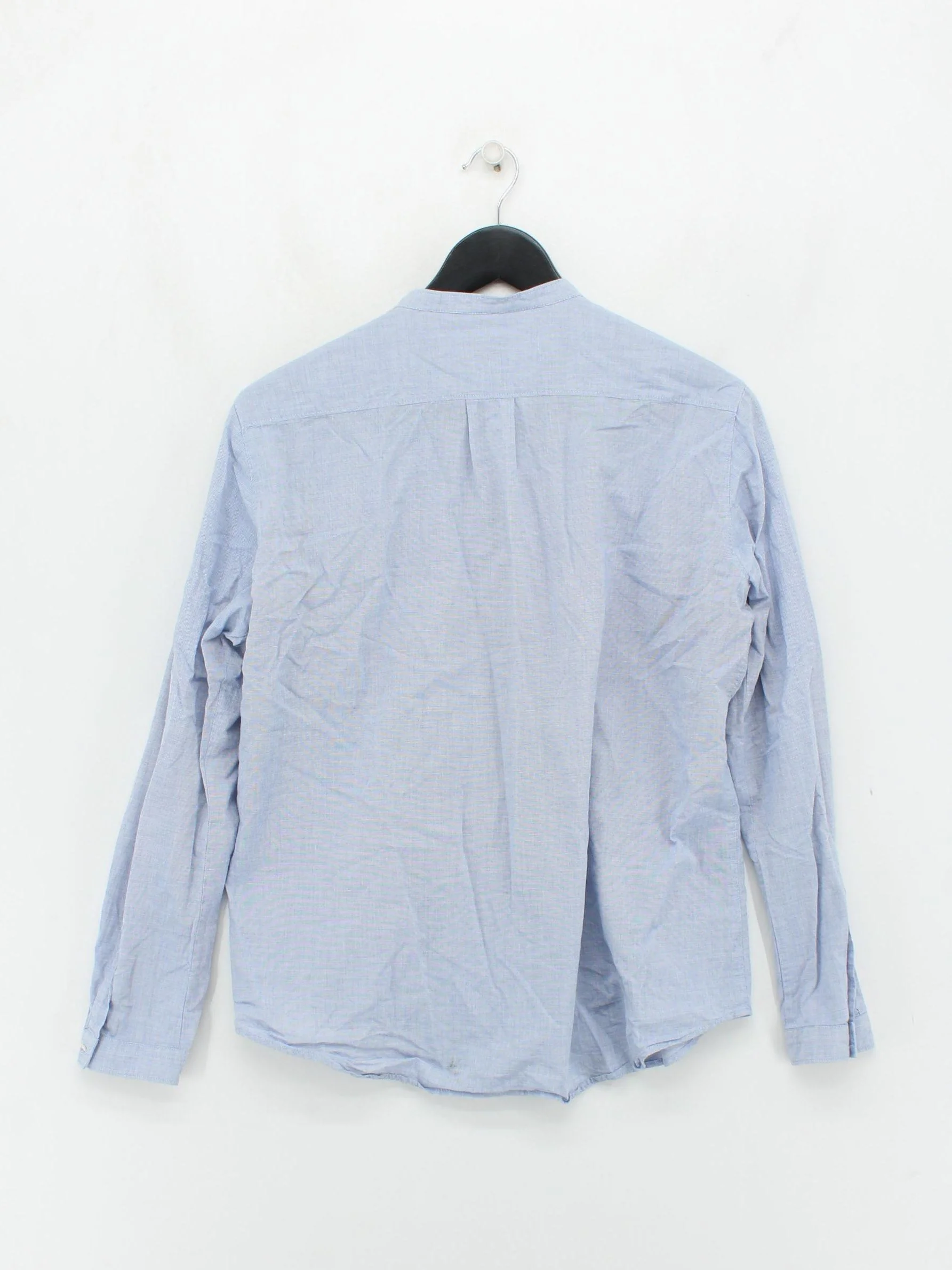 Hartford Women's Shirt UK 4 Blue 100% Cotton Long Sleeve Collared Basic - Image 2