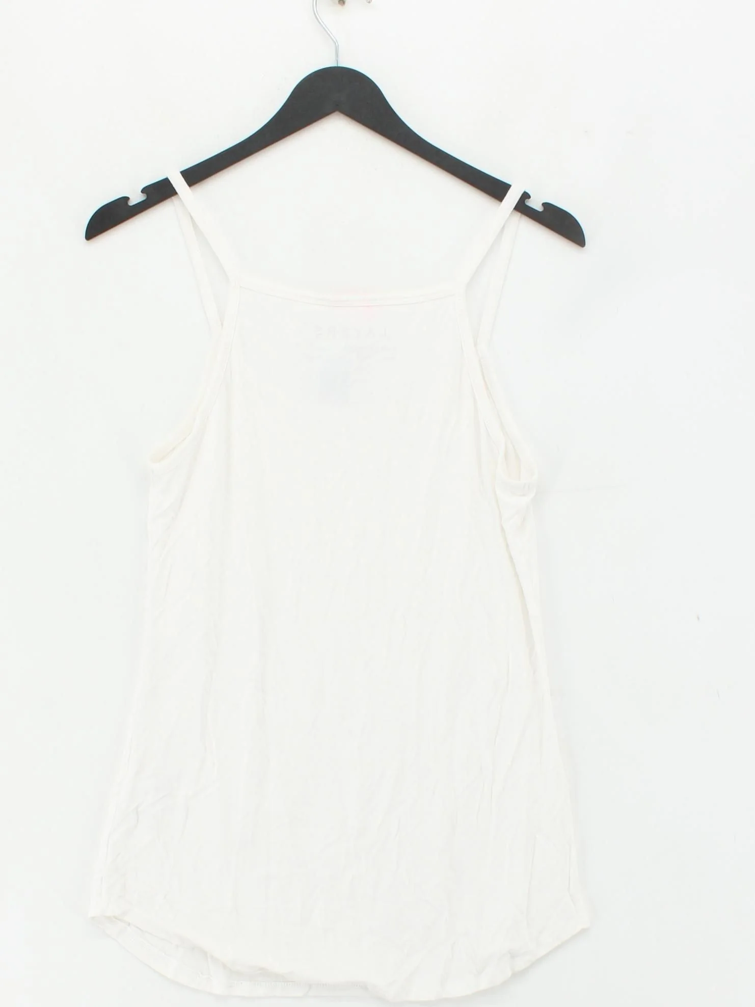 Hatch Women's T-Shirt S White Lyocell Modal with Spandex Camisole - Image 2