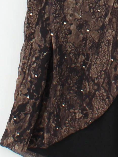 haute hippie Wrap Midi Dress XS in Brown - Image 4