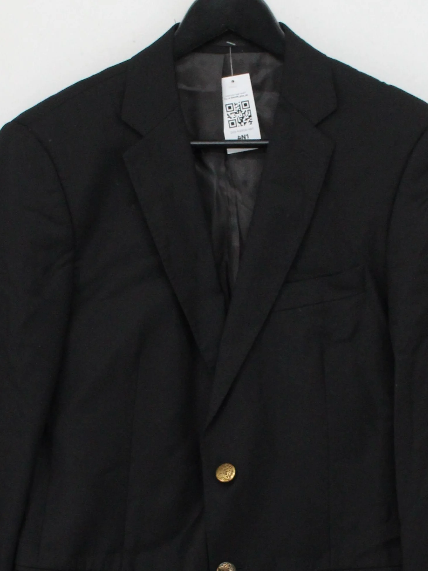 Hawes & Curtis Men's Blazer Chest: 38 in Black Wool - Image 3