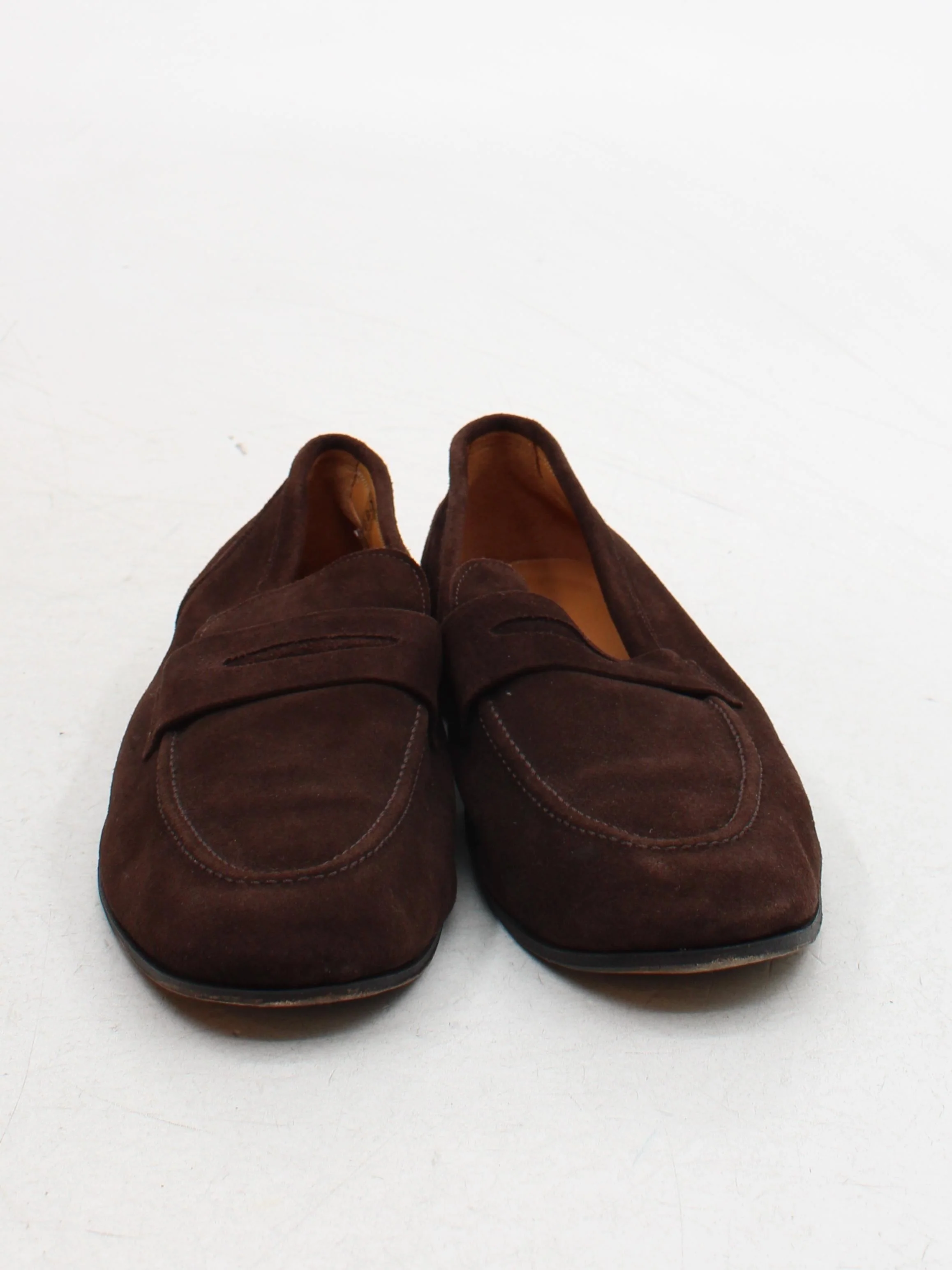 Hawes & Curtis Men's Formal Shoes UK 11 Brown 100% Suede Brogue - Image 2