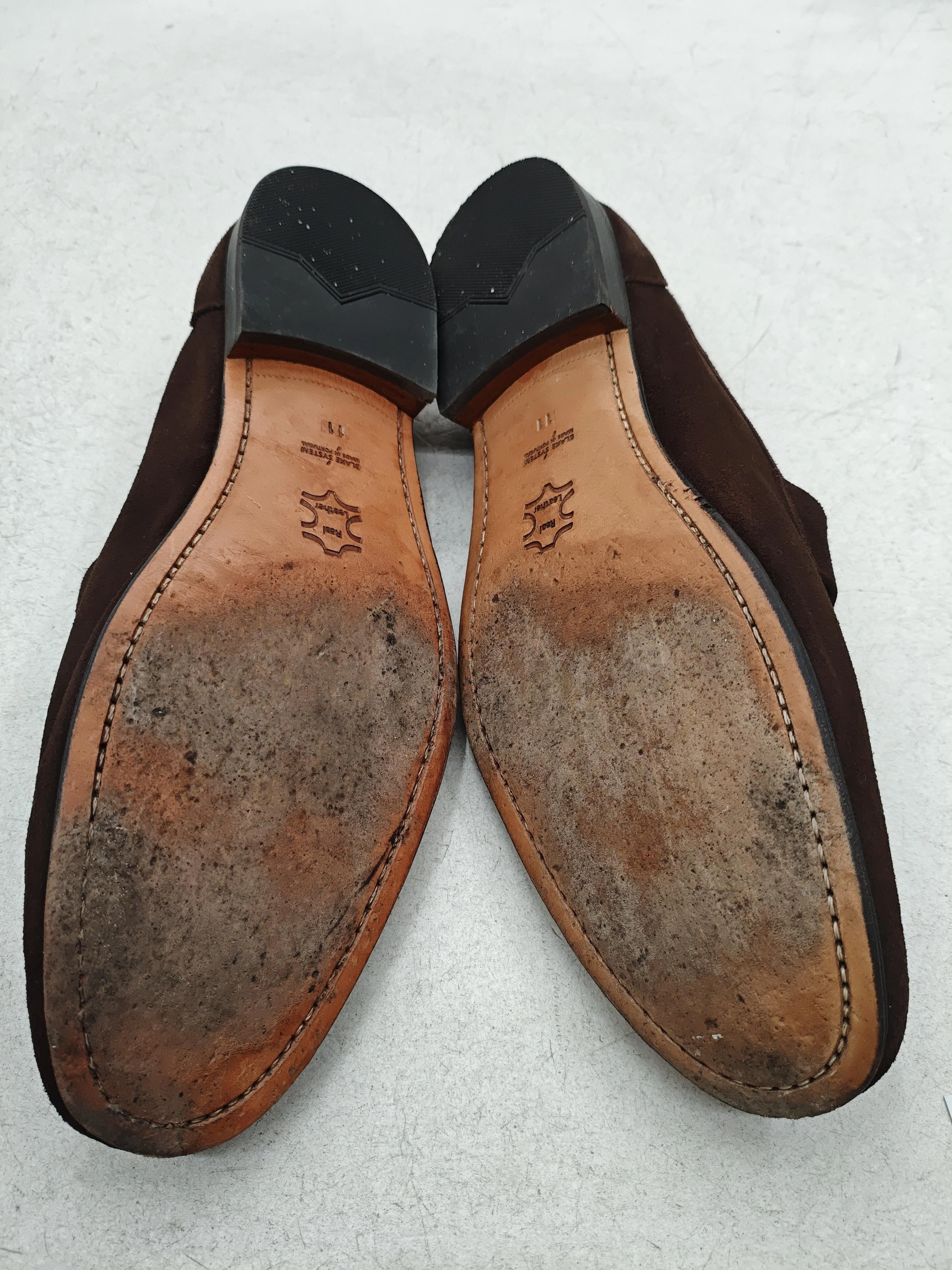 Hawes & Curtis Men's Formal Shoes UK 11 Brown 100% Suede Brogue - Image 7