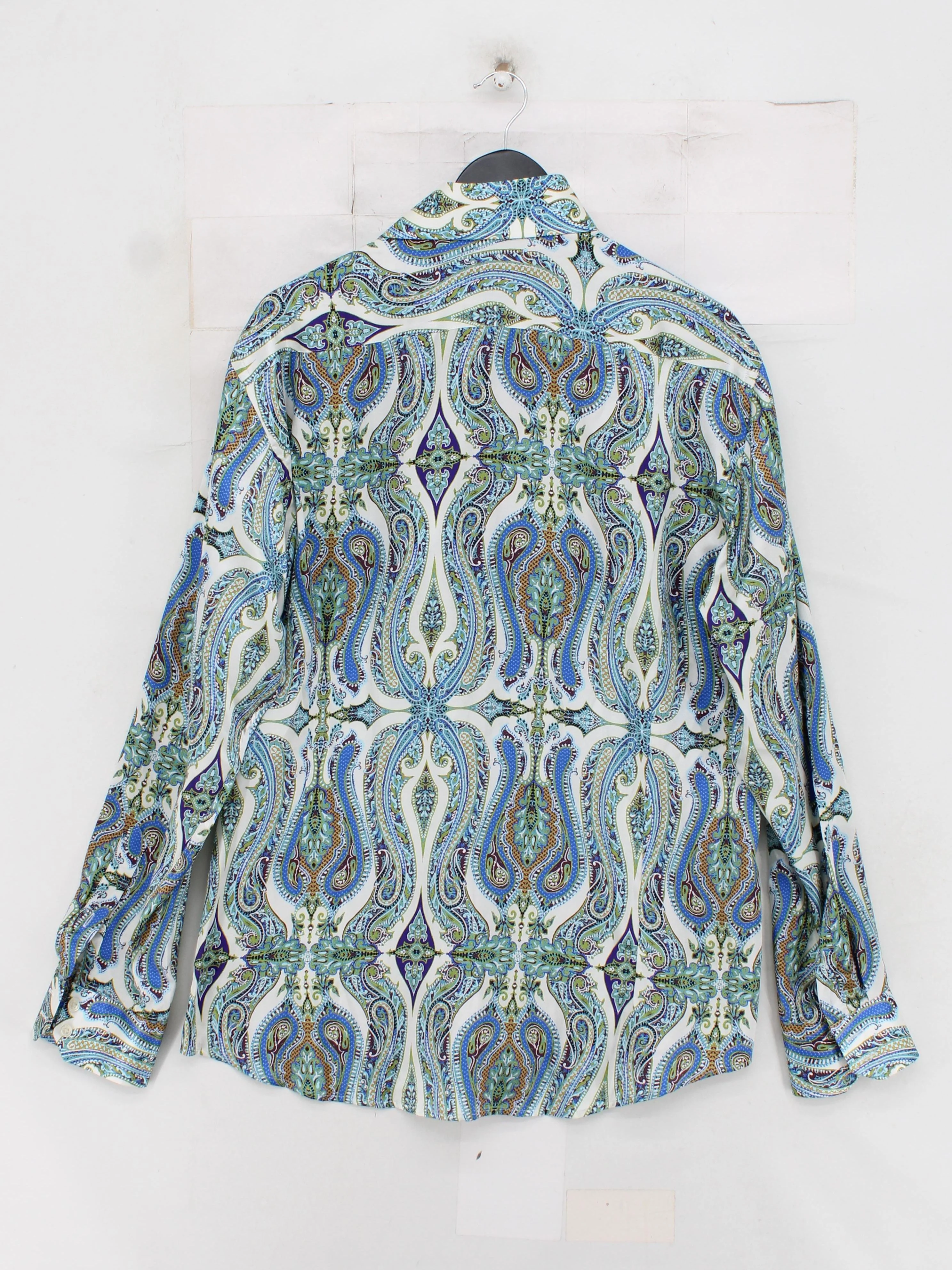 Hawes & Curtis Men's Shirt XL Multi Paisley 100% Cotton Basic - Image 2