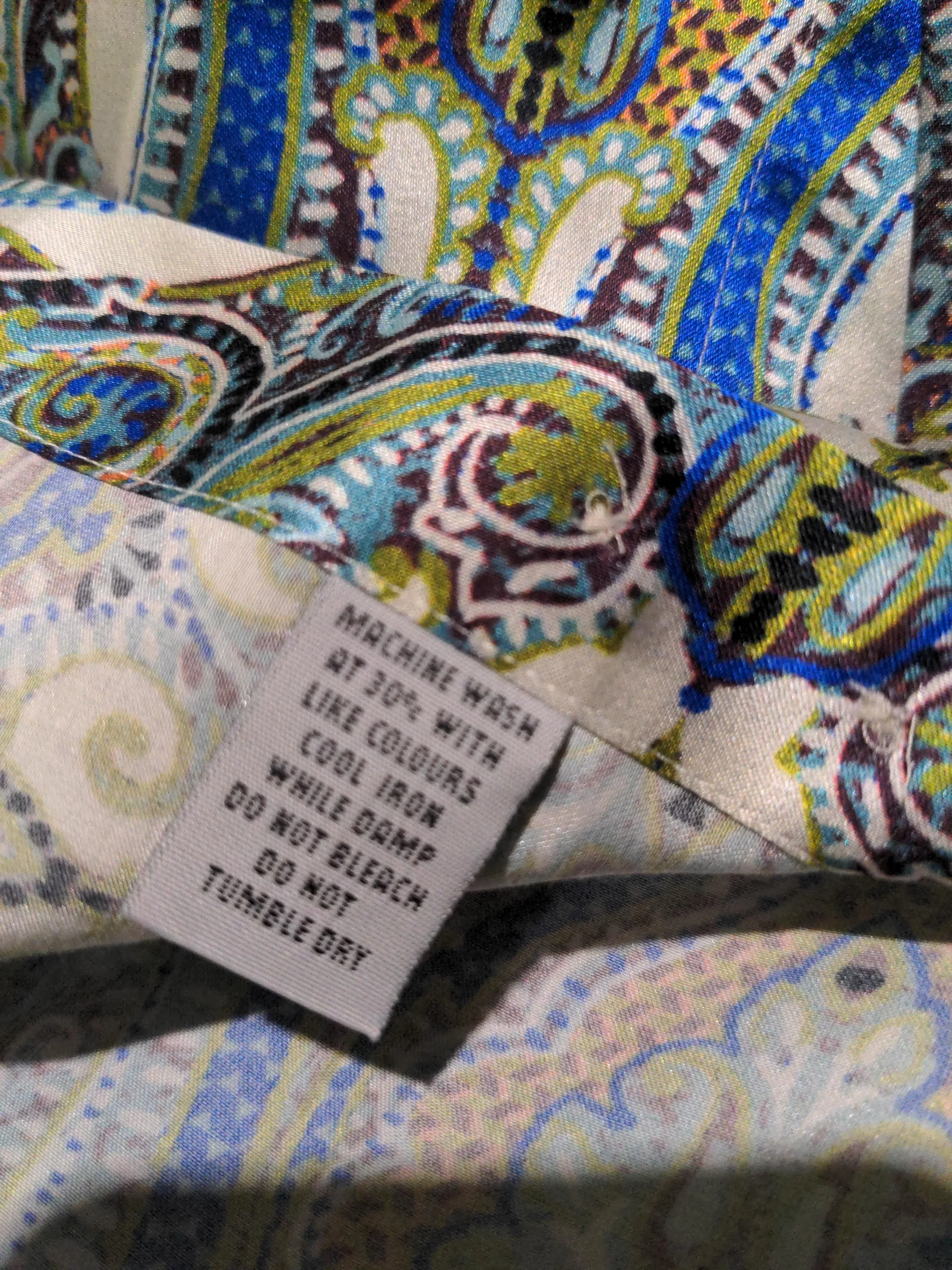 Hawes & Curtis Men's Shirt XL Multi Paisley 100% Cotton Basic - Image 6
