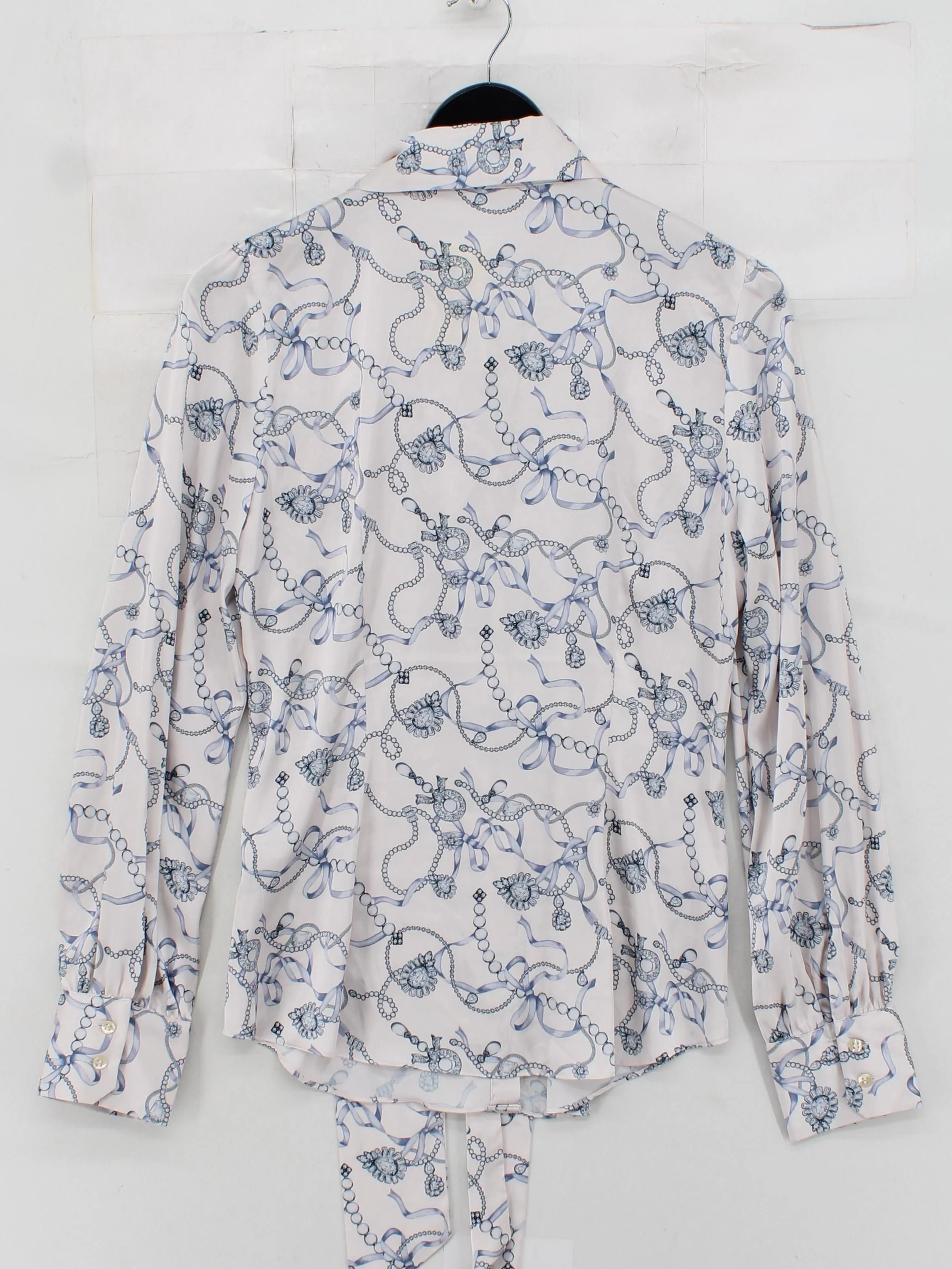 Hawes & Curtis Women's Blouse UK 12 Cream Polyester with Elastane Basic - Image 2