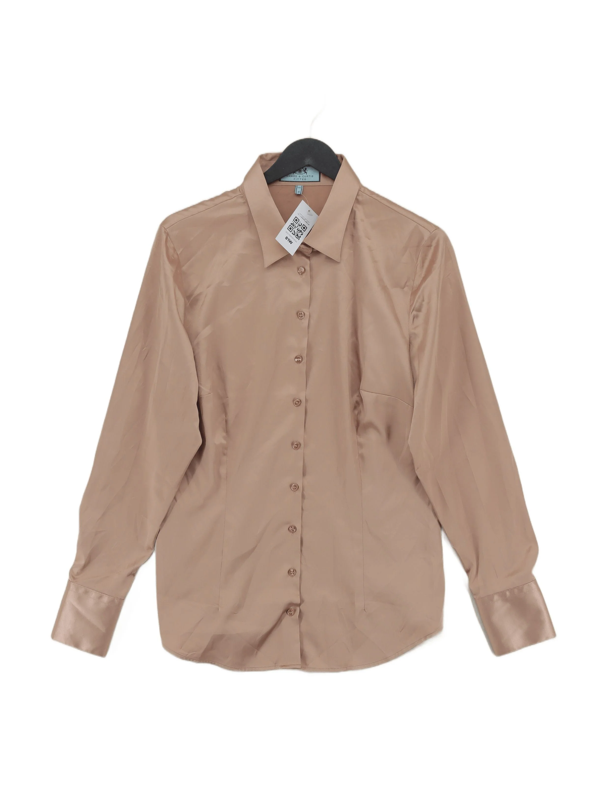 Hawes & Curtis Women's Blouse UK 16 Tan Polyester with Elastane Basic